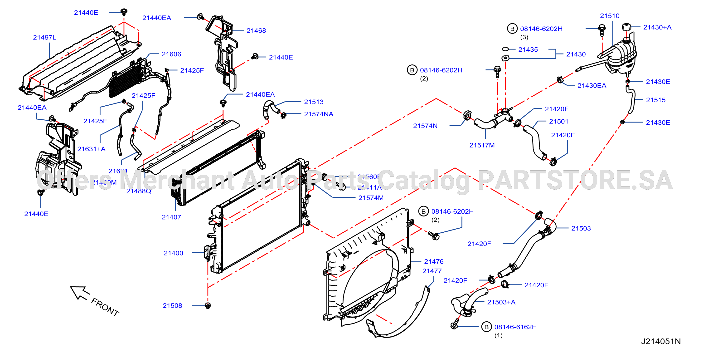 Radiator Shroud Inverter Cooling Fitting Parts
