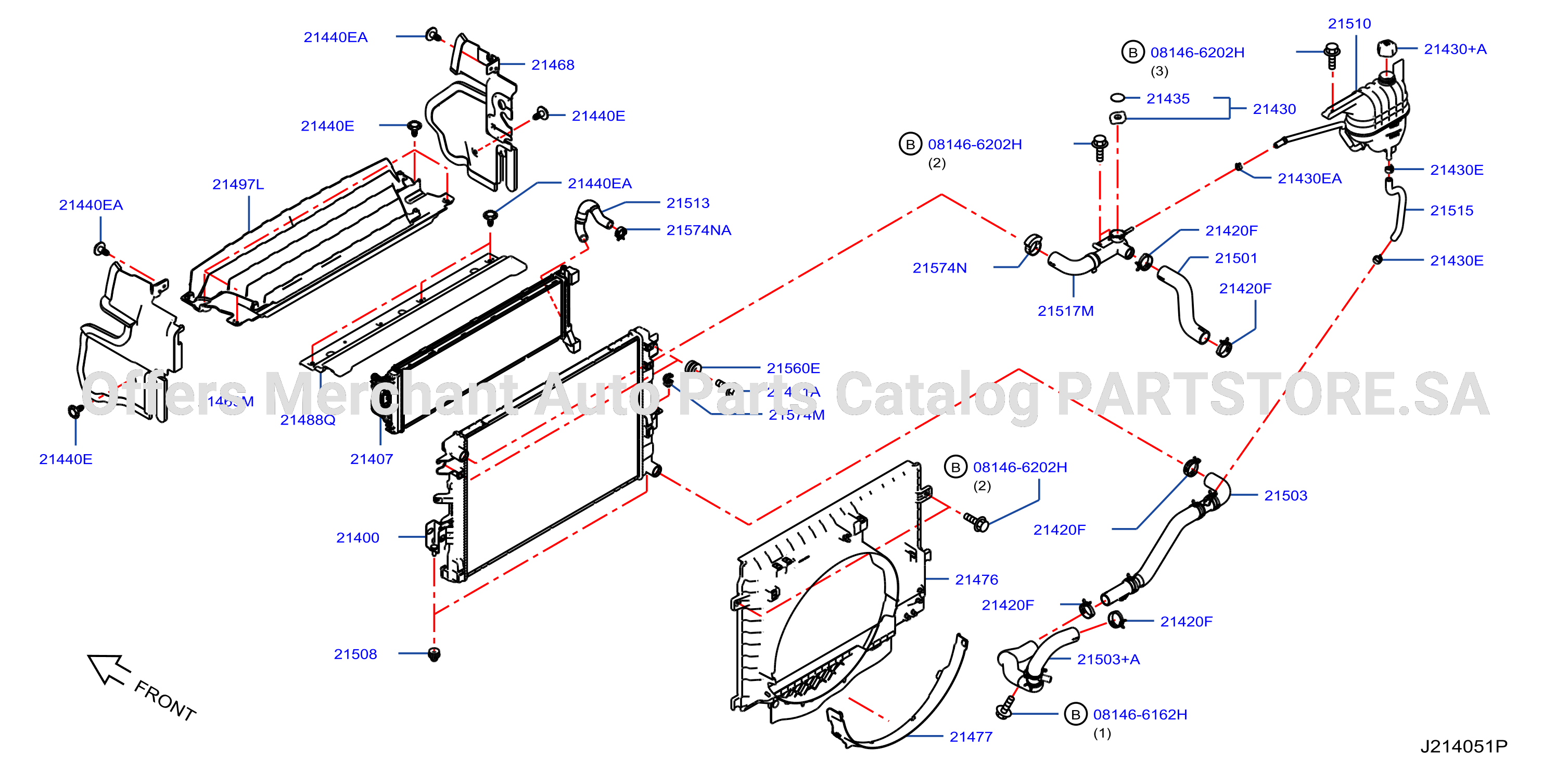 Radiator Shroud Inverter Cooling Fitting Parts