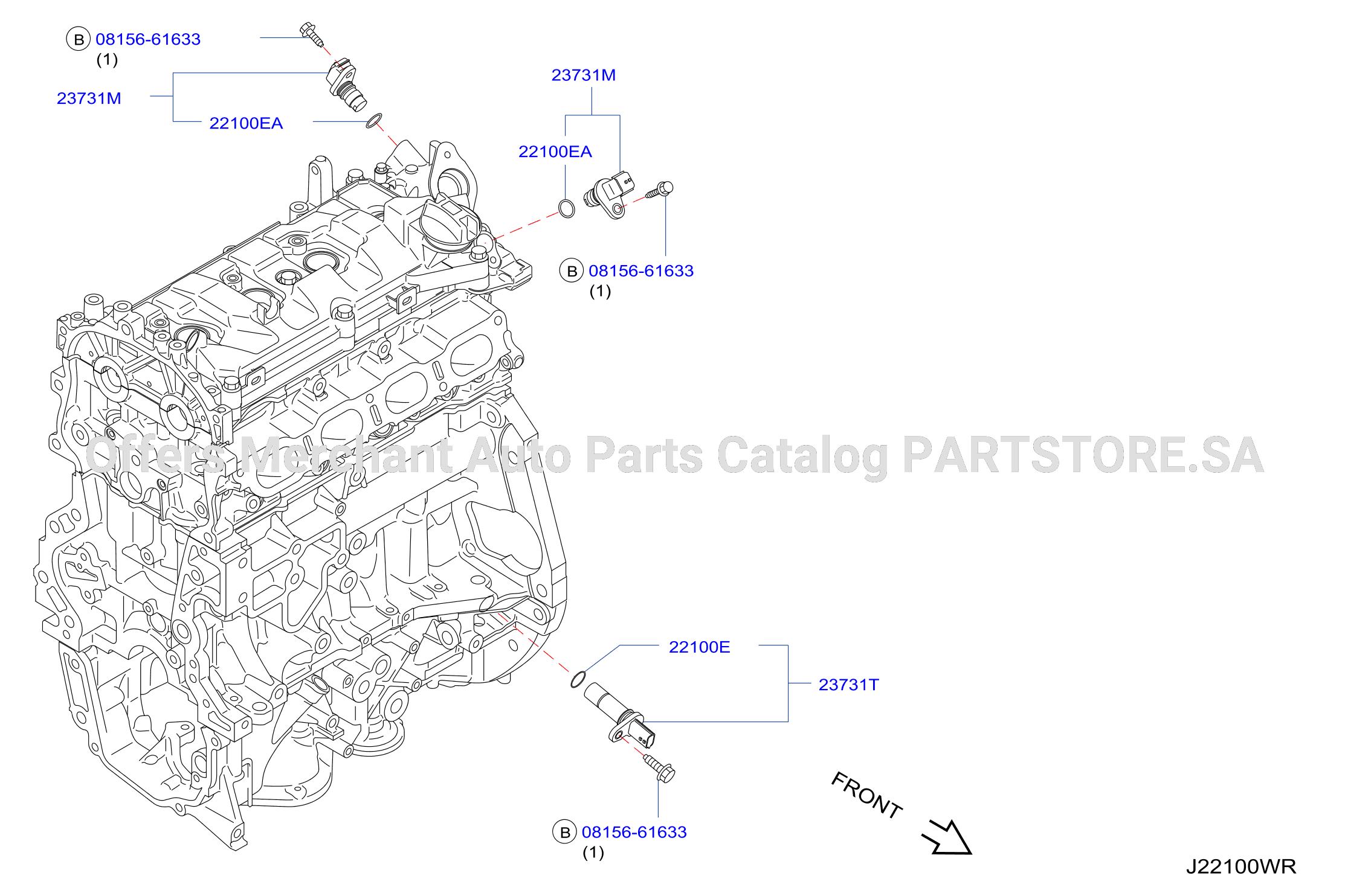 Distributor Ignition Timing Sensor