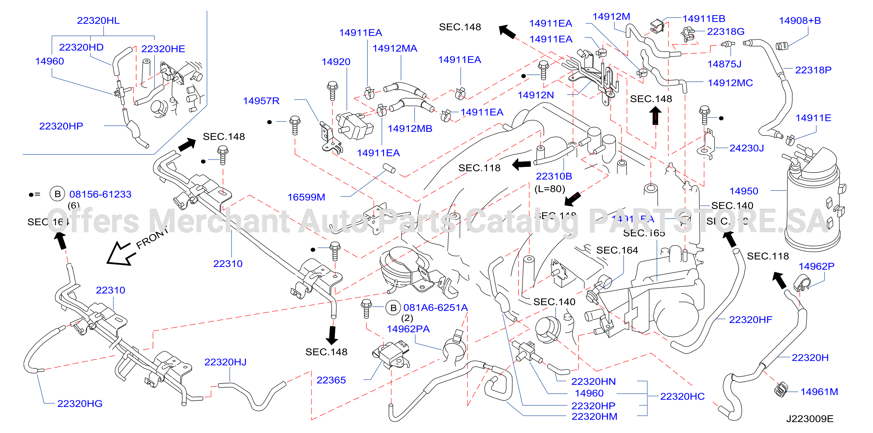 Engine Control Vacuum Piping