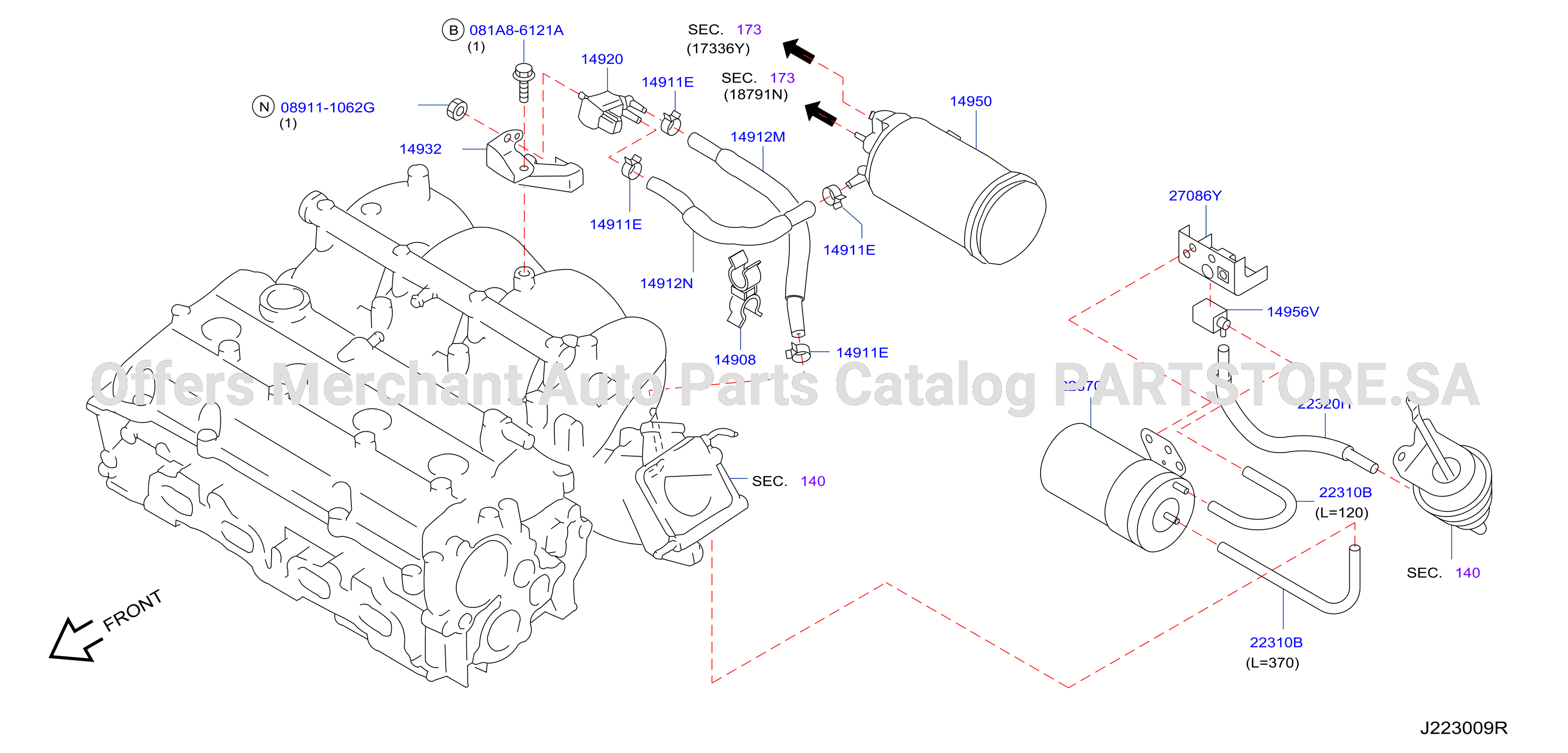 Engine Control Vacuum Piping