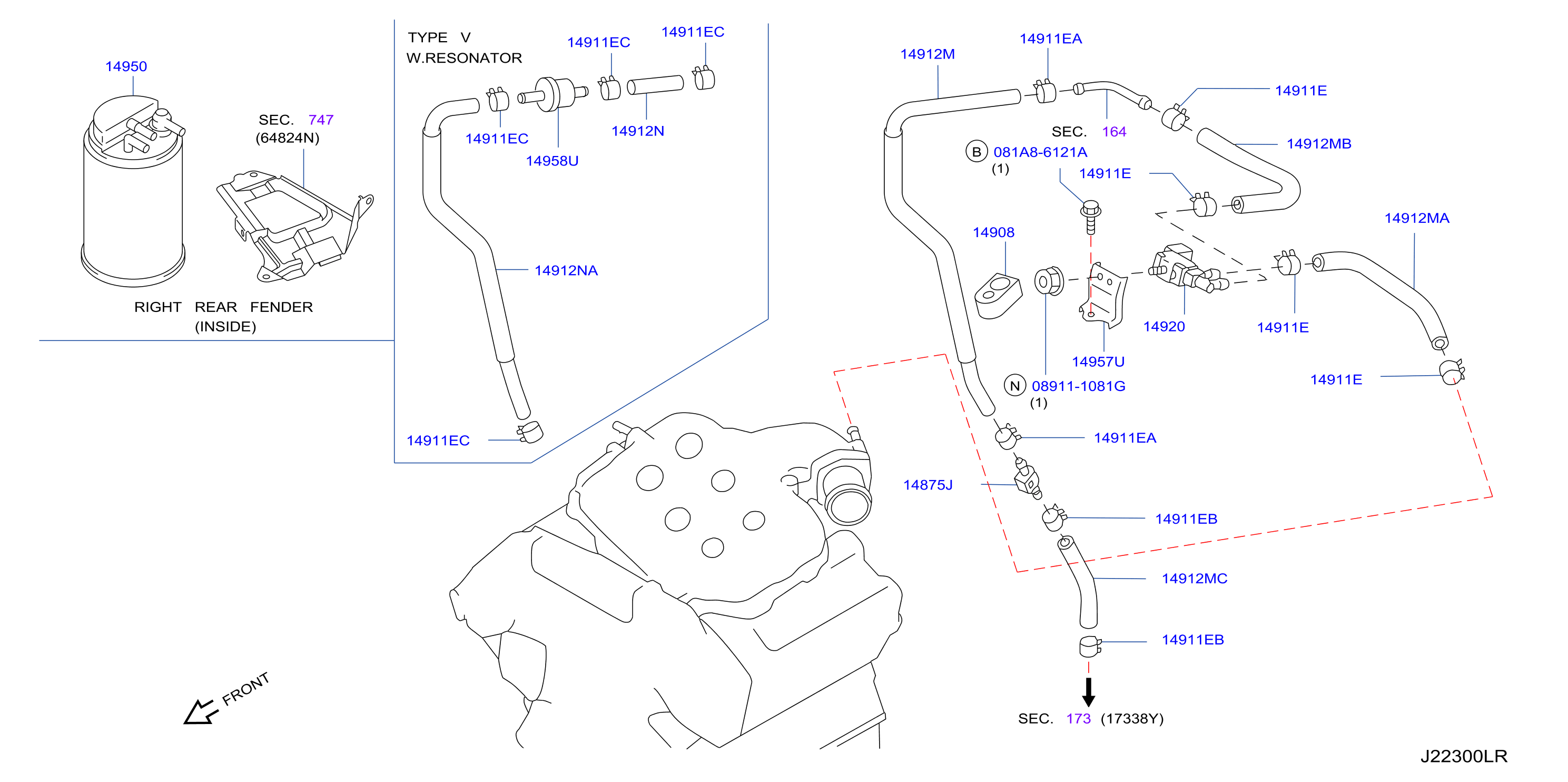 Engine Control Vacuum Piping Gen Gcc Brg