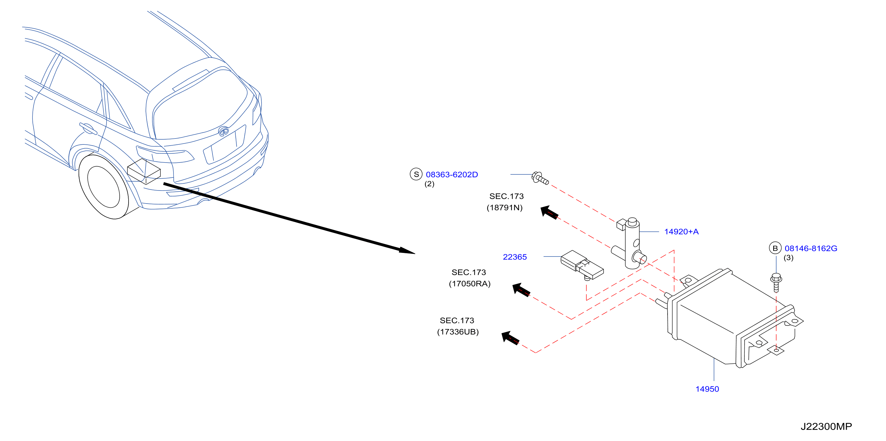 Engine Control Vacuum Piping Canister Fitting