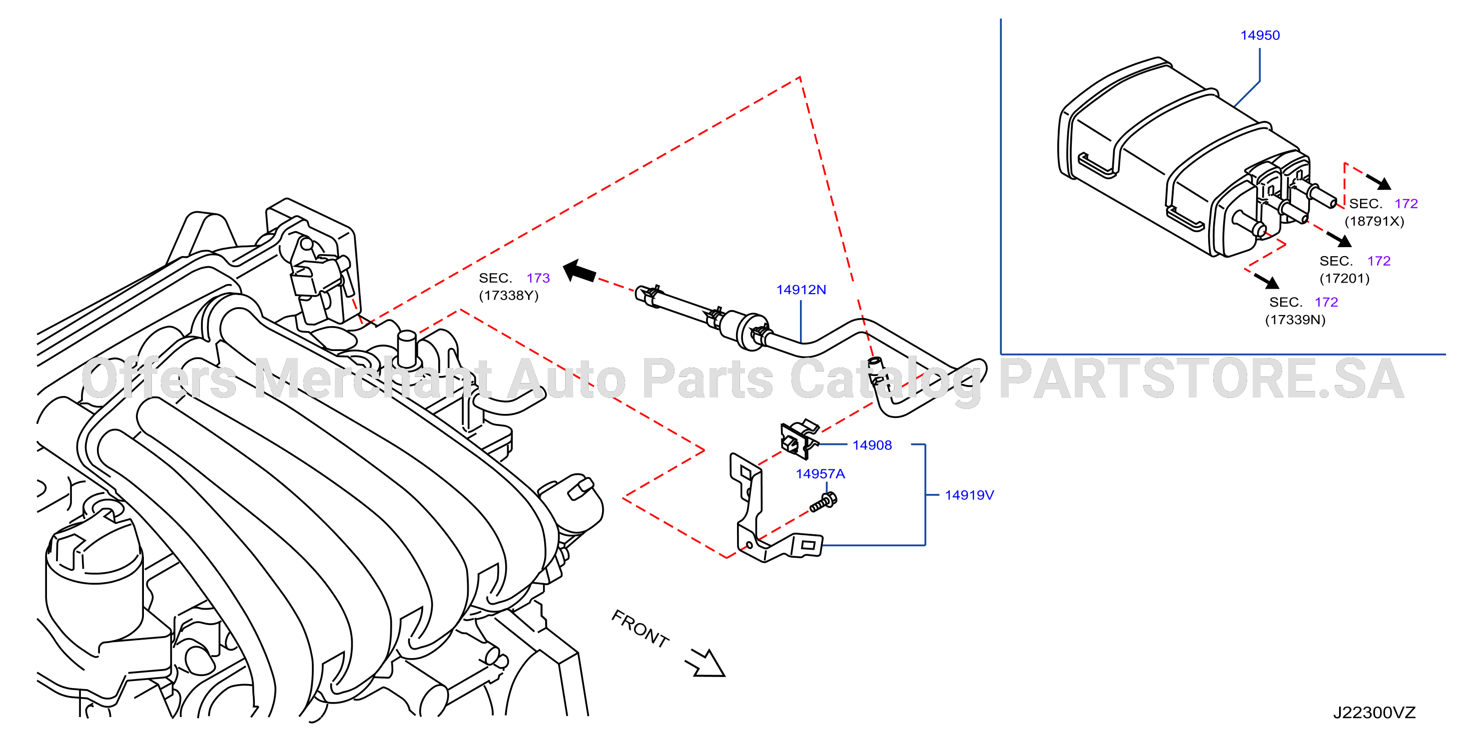 Engine Control Vacuum Piping