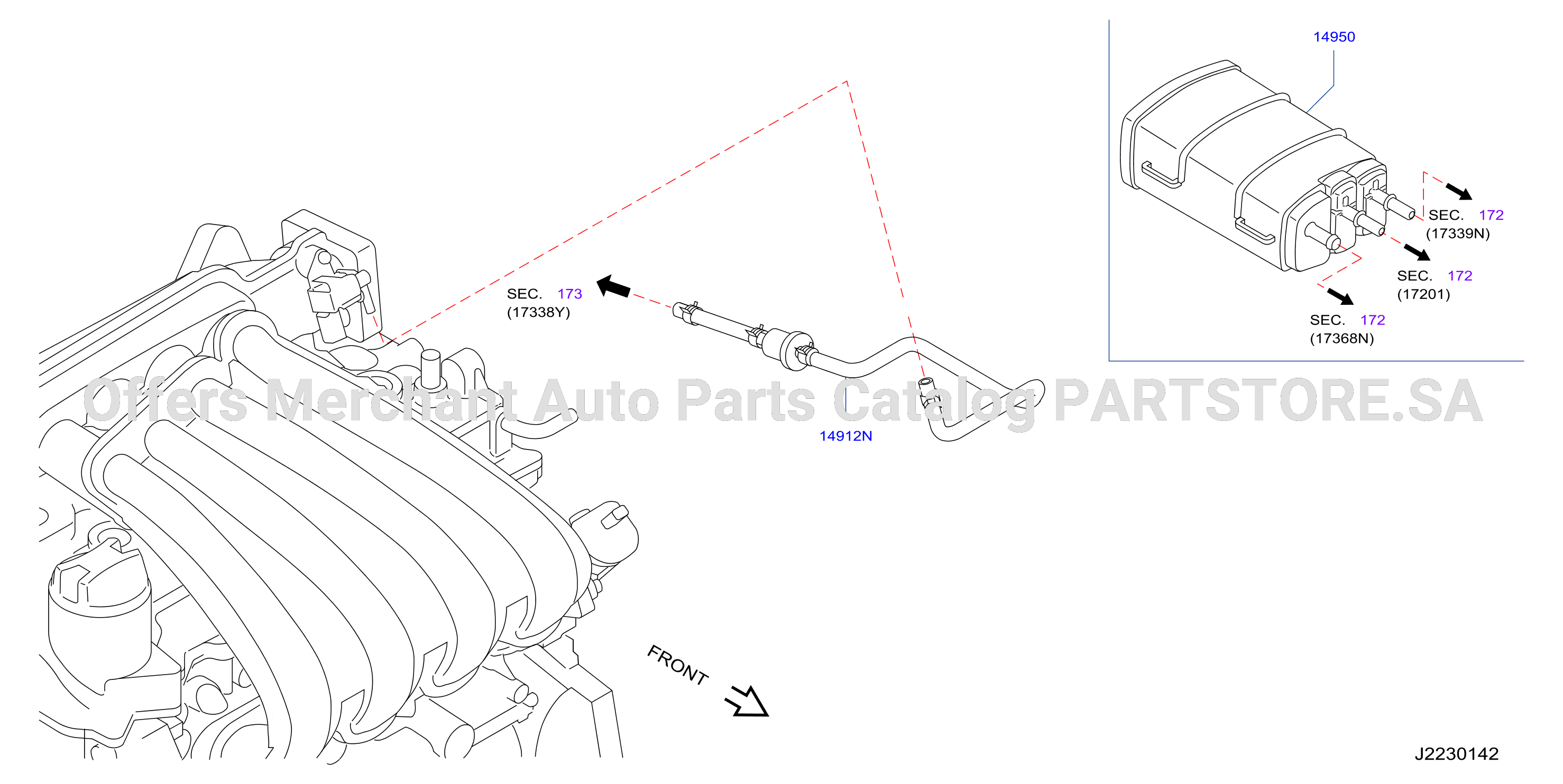 Engine Control Vacuum Piping