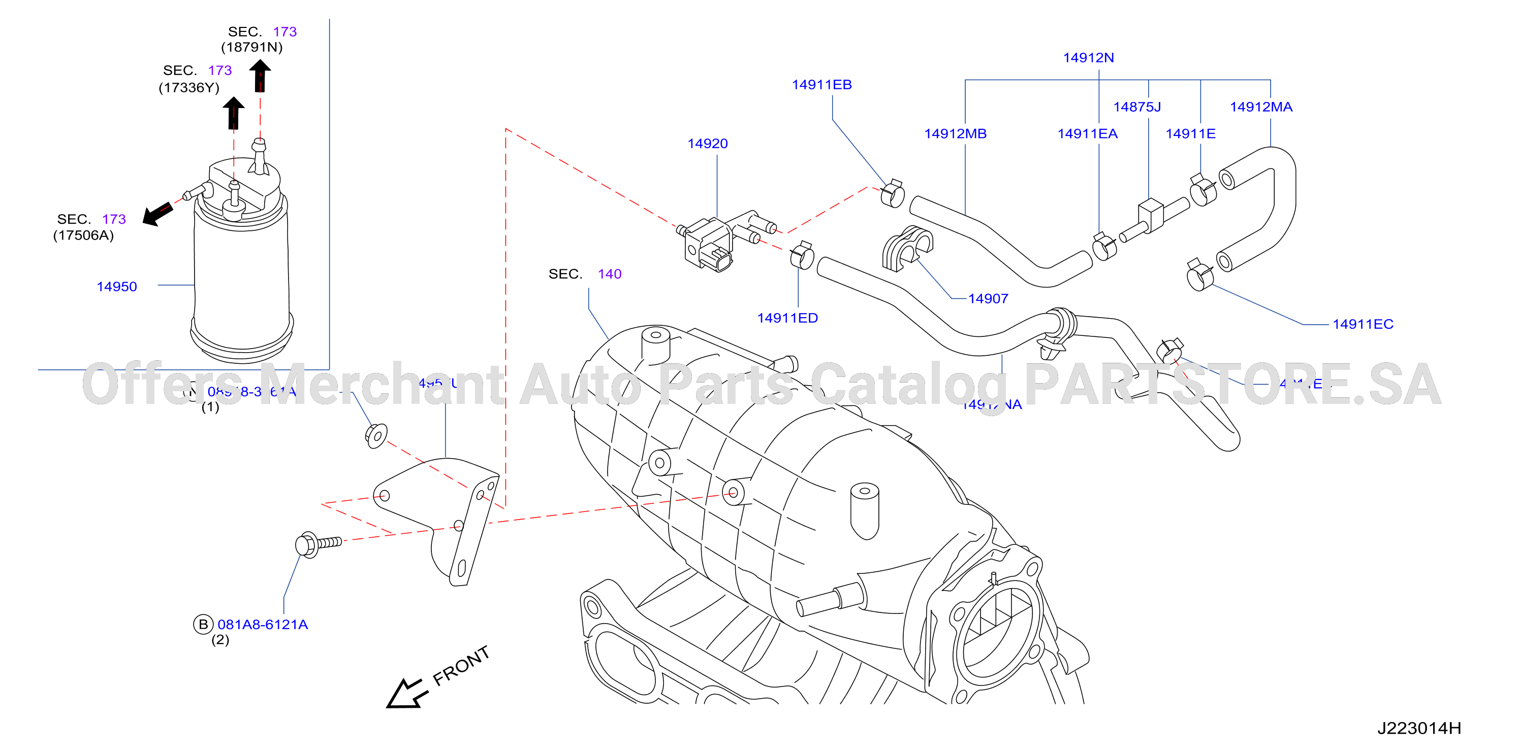 Engine Control Vacuum Piping