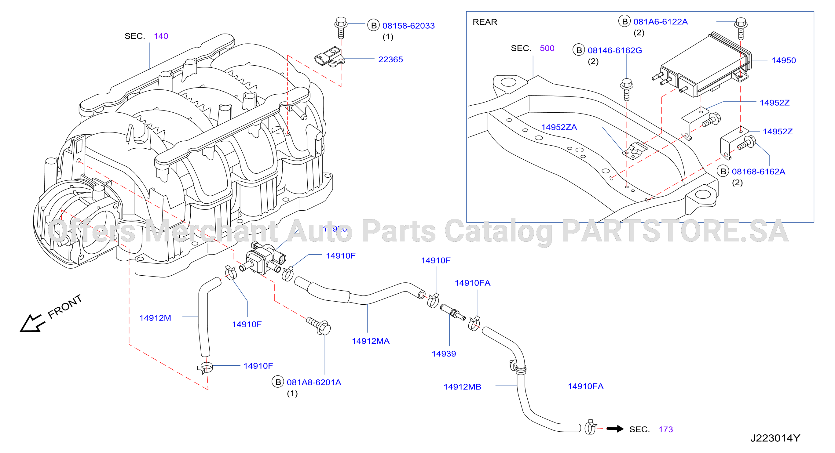 Engine Control Vacuum Piping