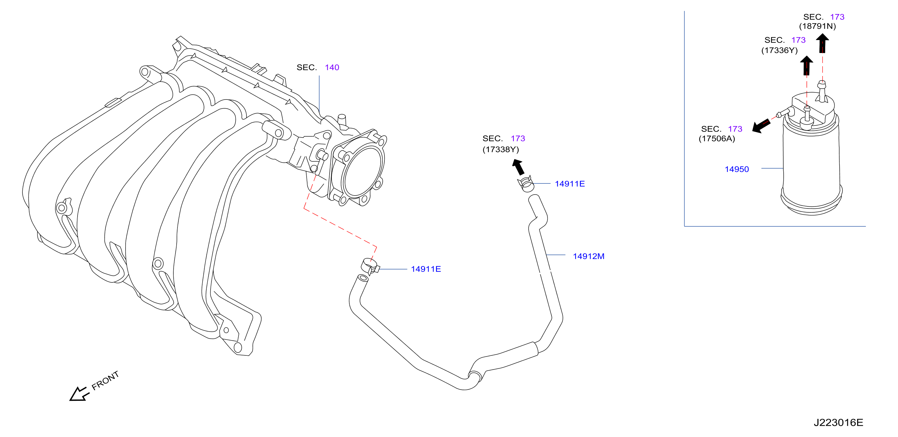 Engine Control Vacuum Piping