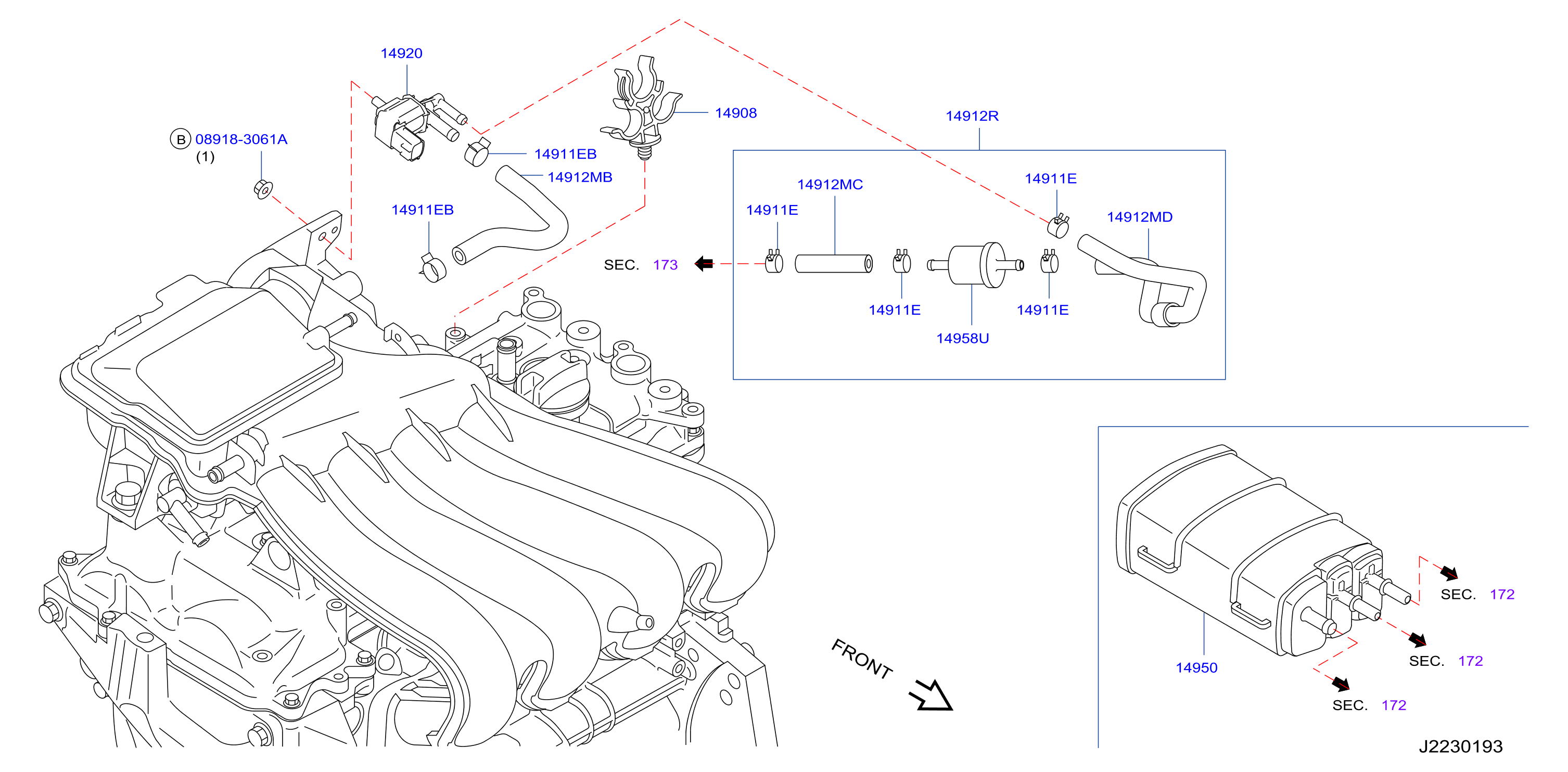 Engine Control Vacuum Piping