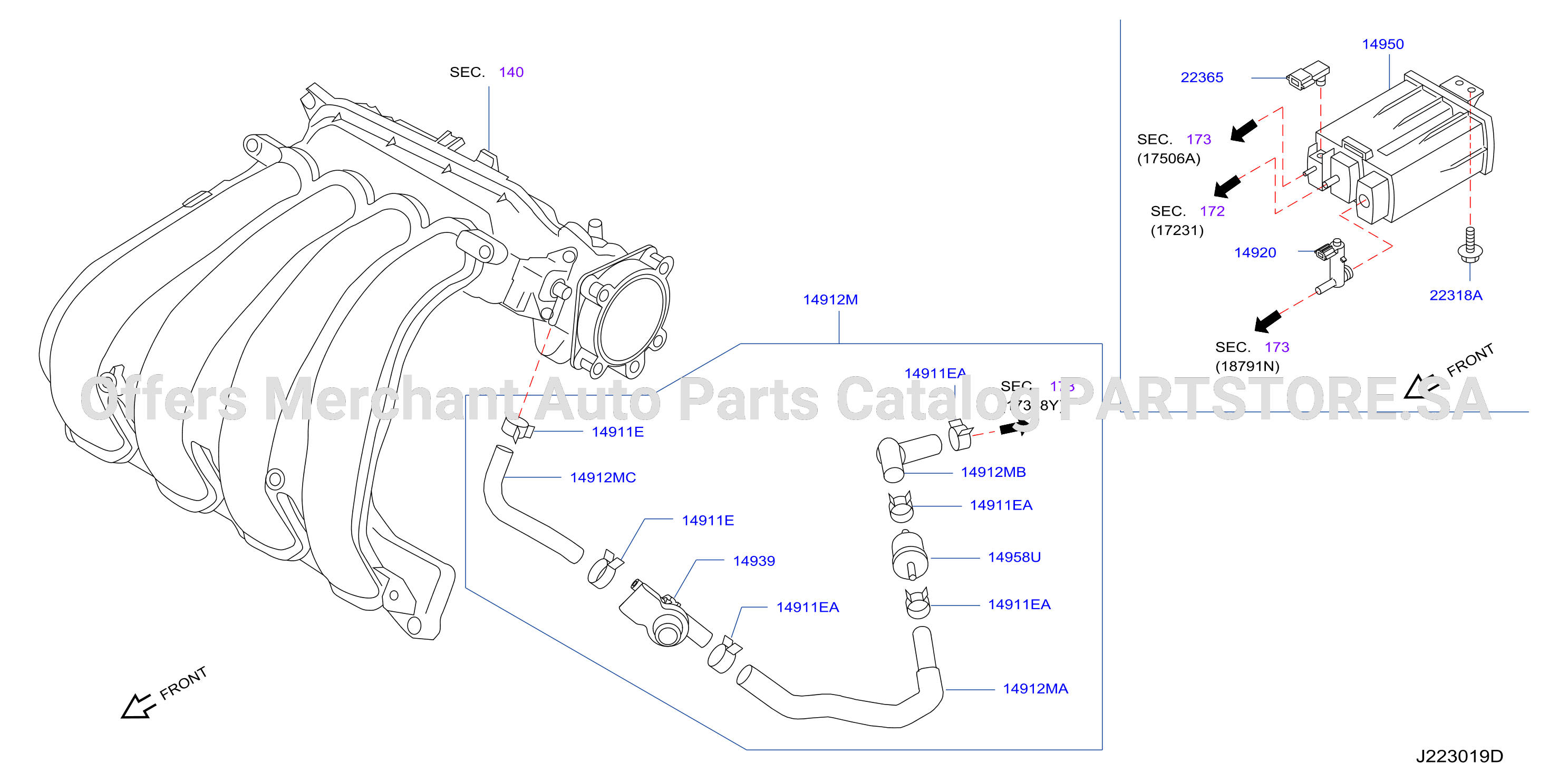 Engine Control Vacuum Piping