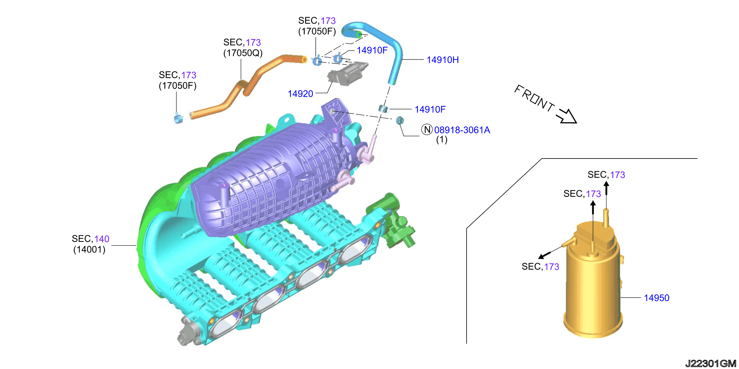 Engine Control Vacuum Piping