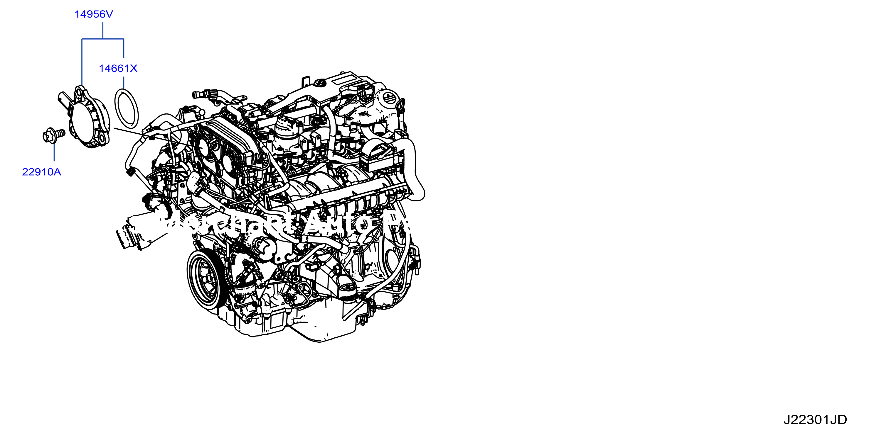 Engine Control Vacuum Piping Solenoid Valve