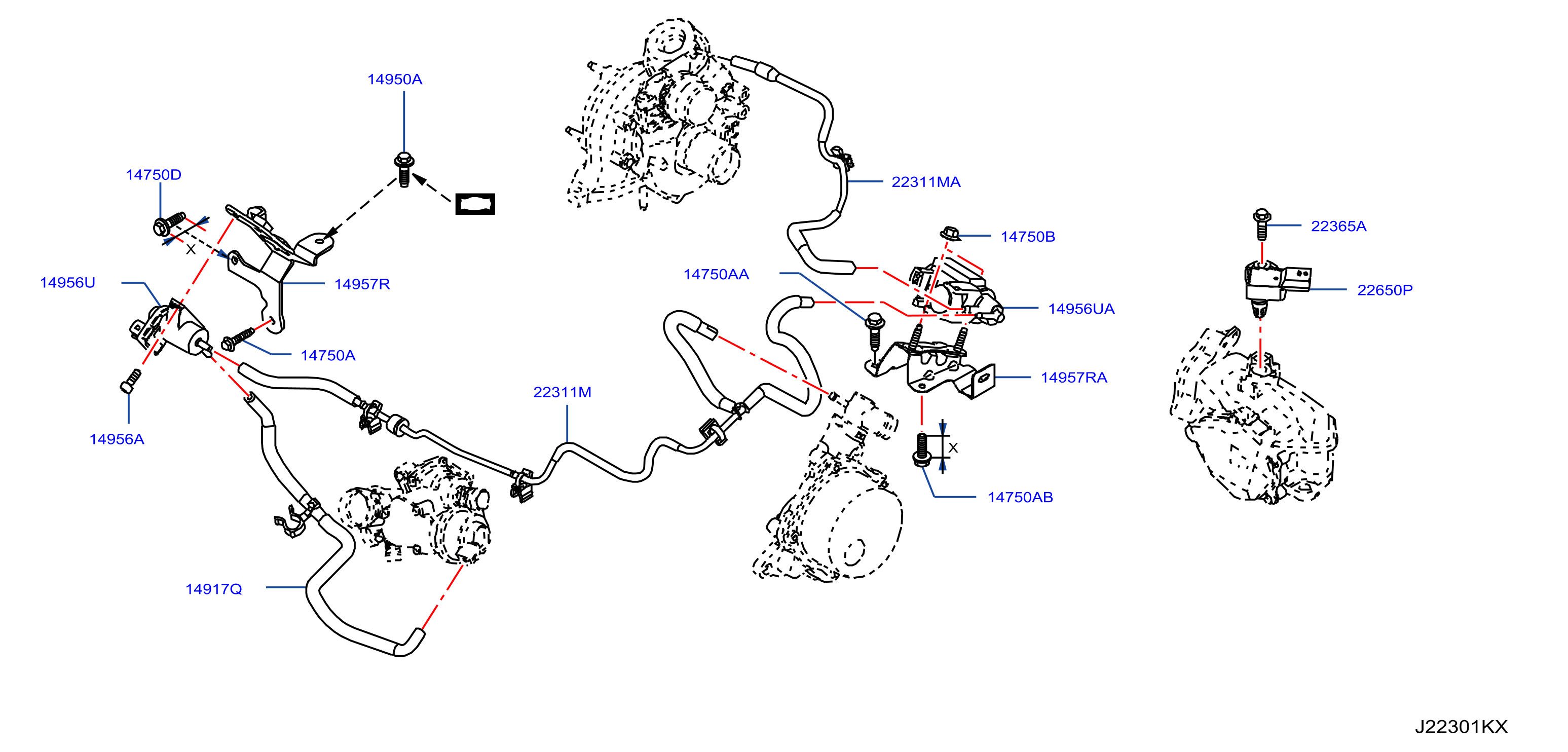 Engine Control Vacuum Piping