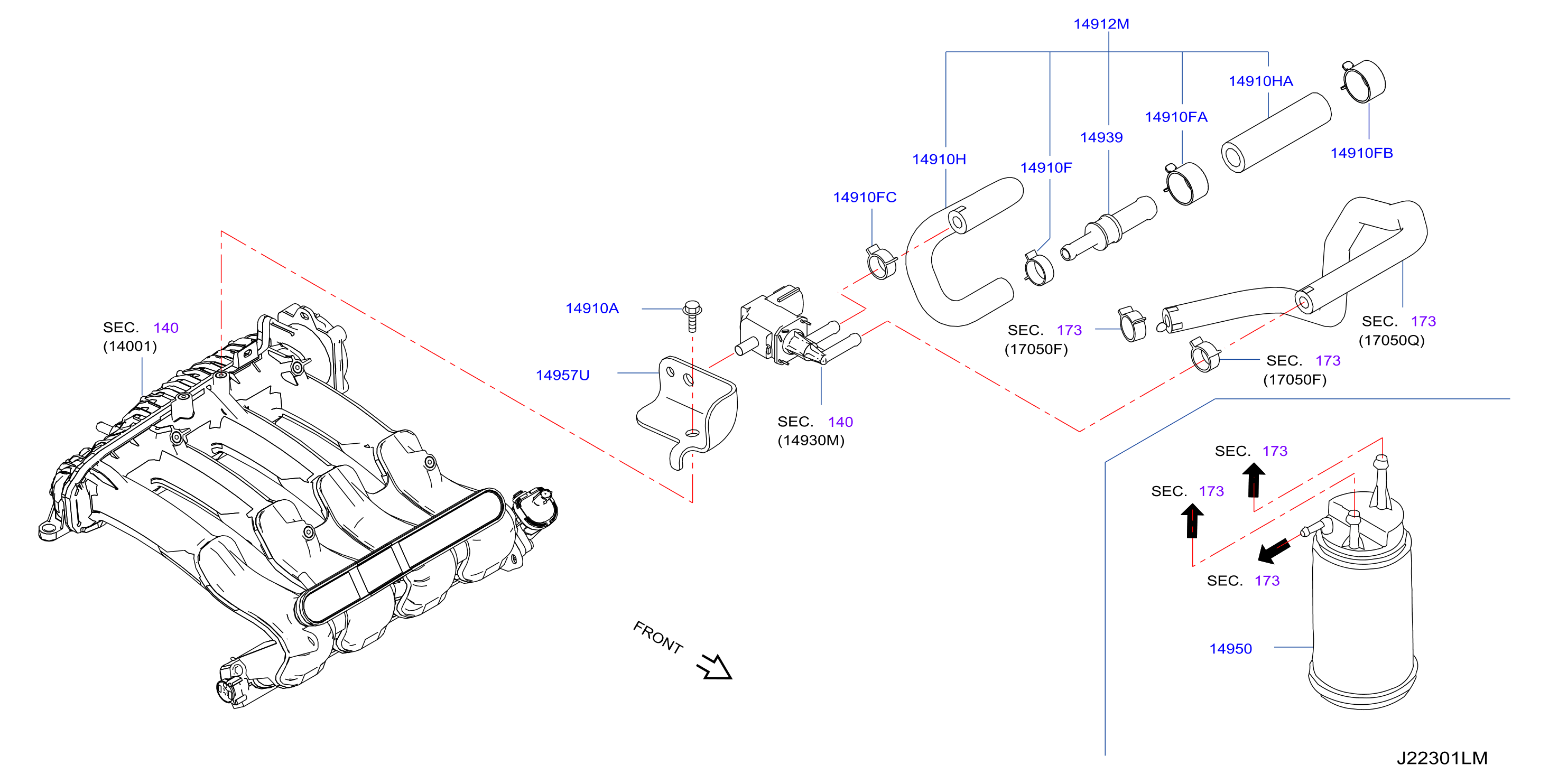 Engine Control Vacuum Piping