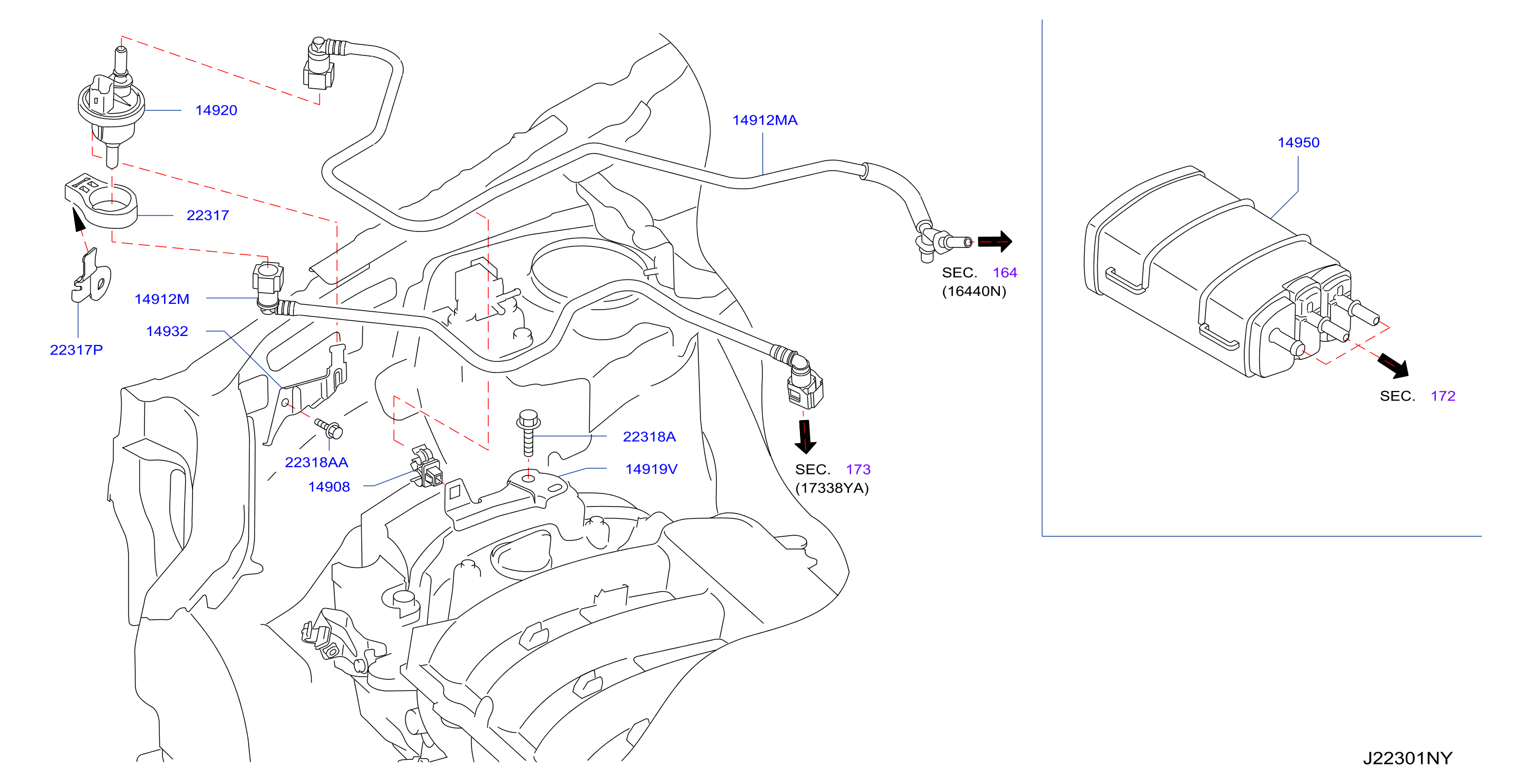 Engine Control Vacuum Piping