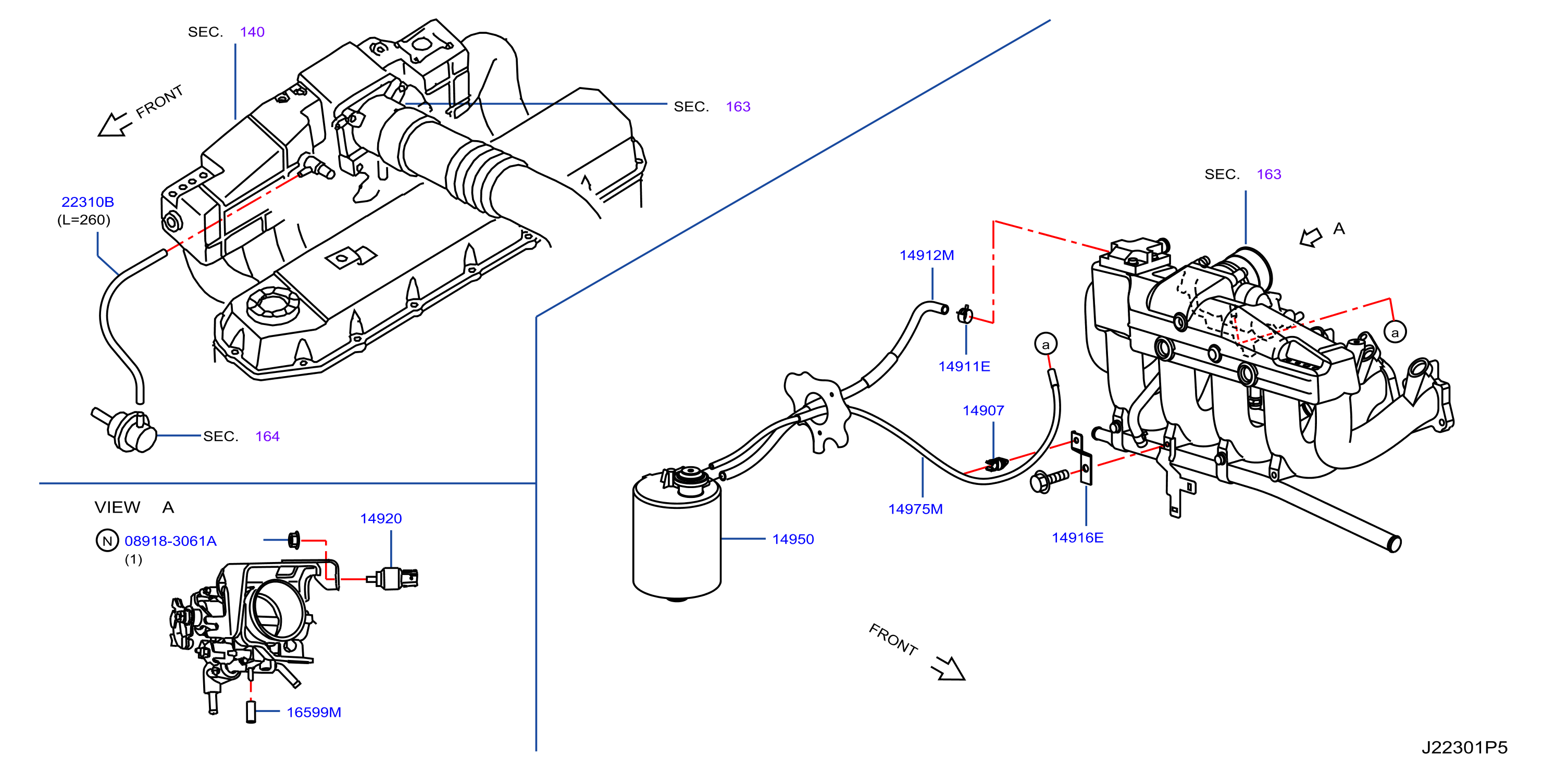 Engine Control Vacuum Piping Exp Gcc