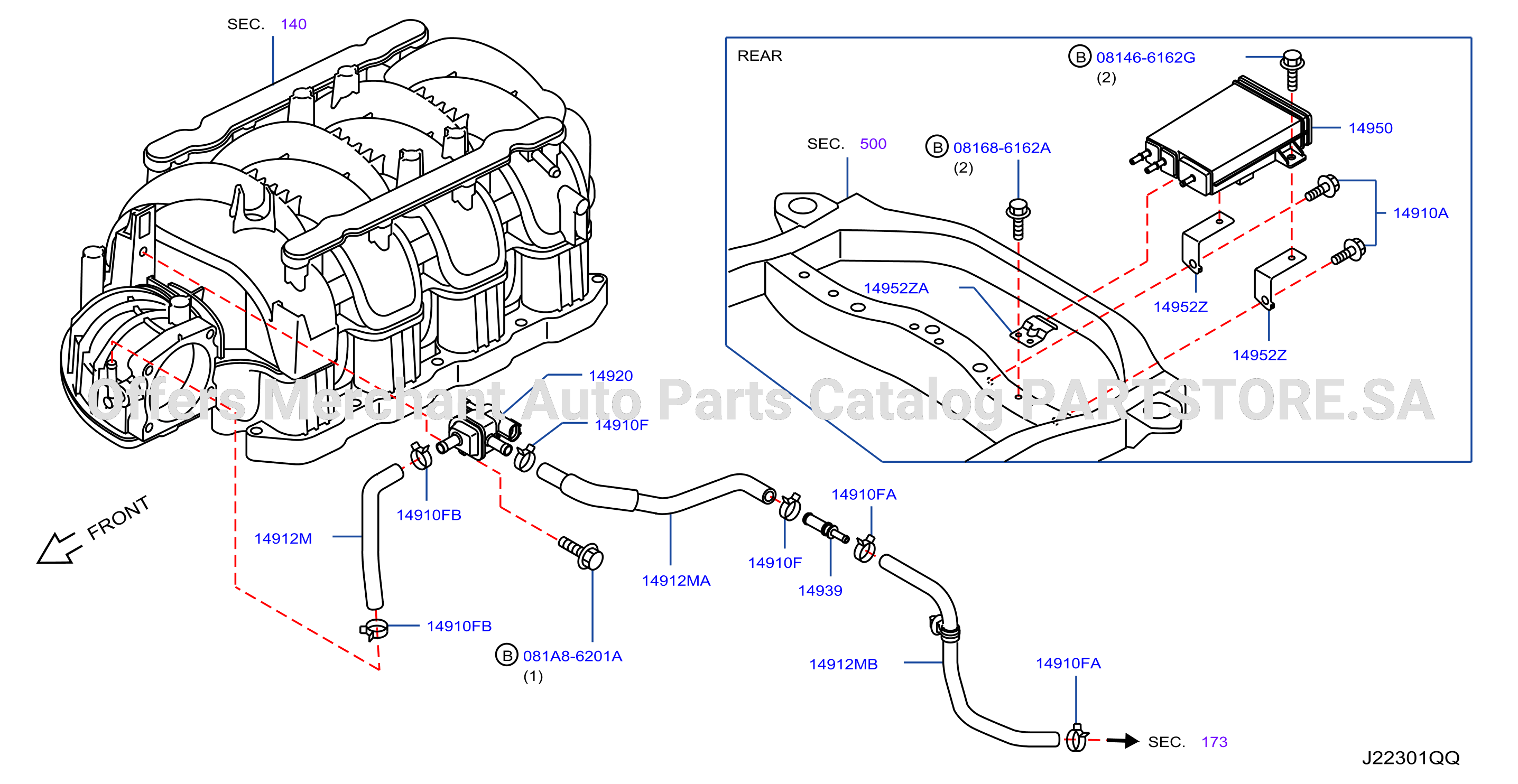 Engine Control Vacuum Piping