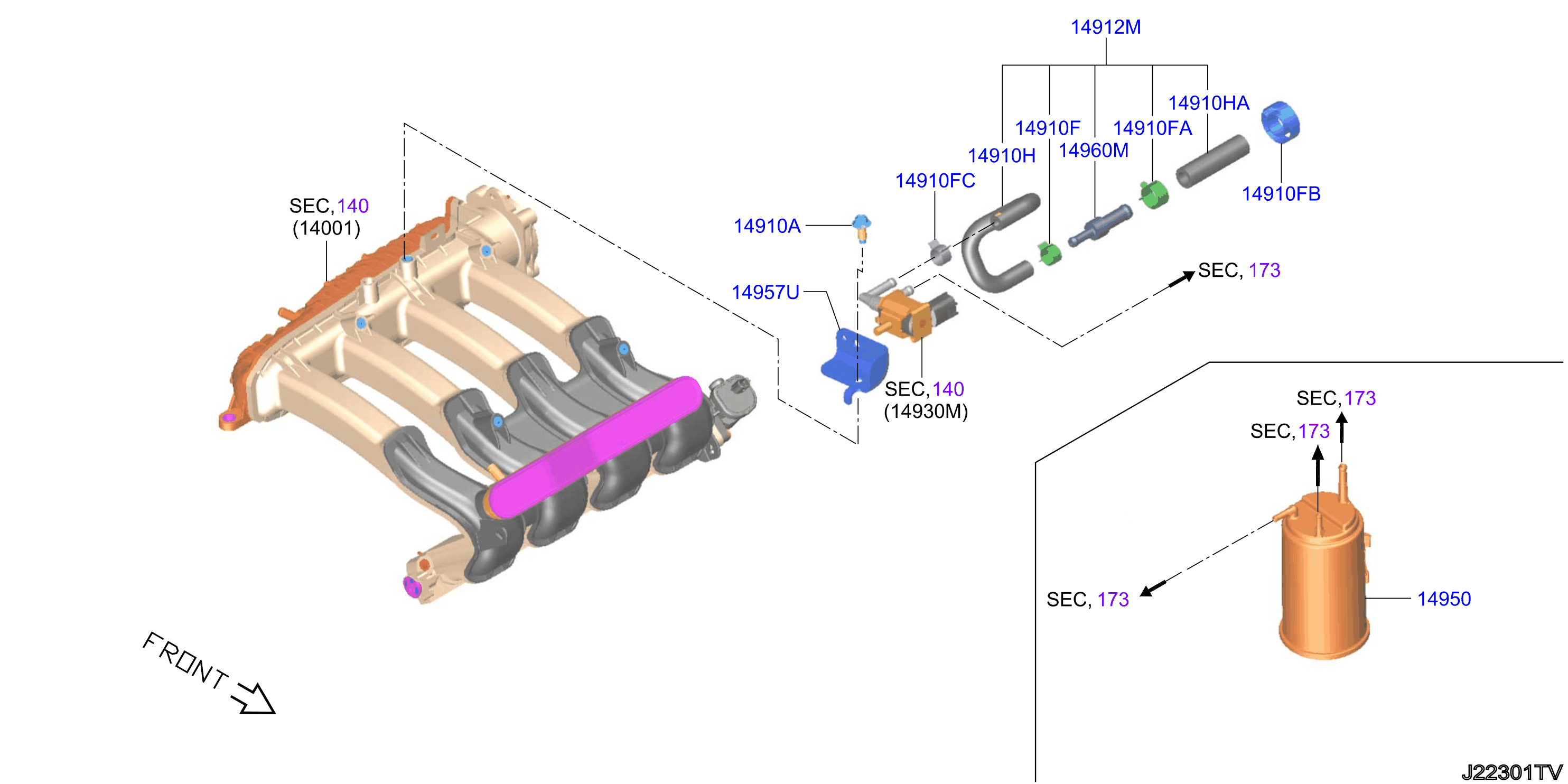 Engine Control Vacuum Piping