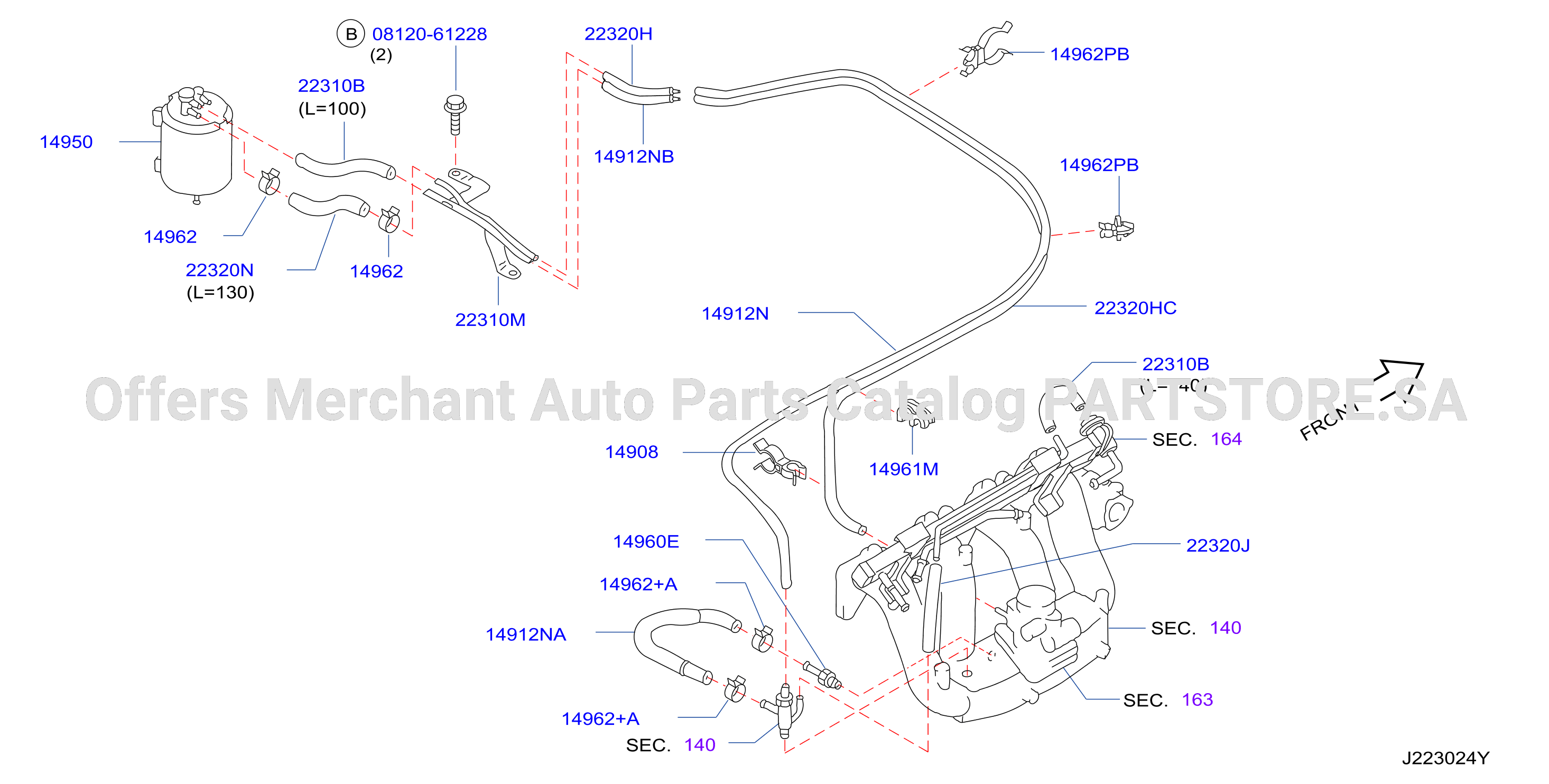 Engine Control Vacuum Piping