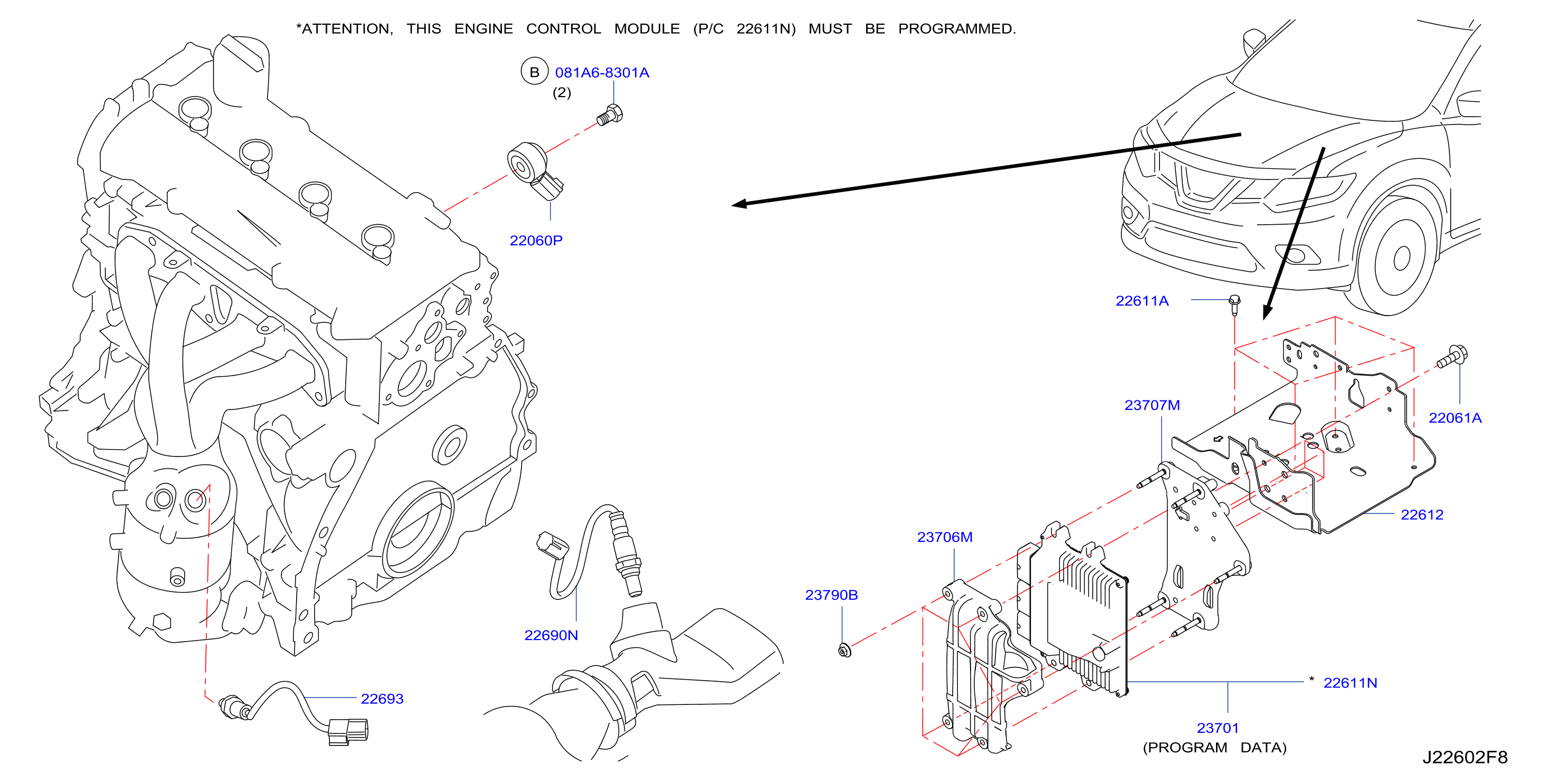 Engine Control Module W / Cover Ecm
