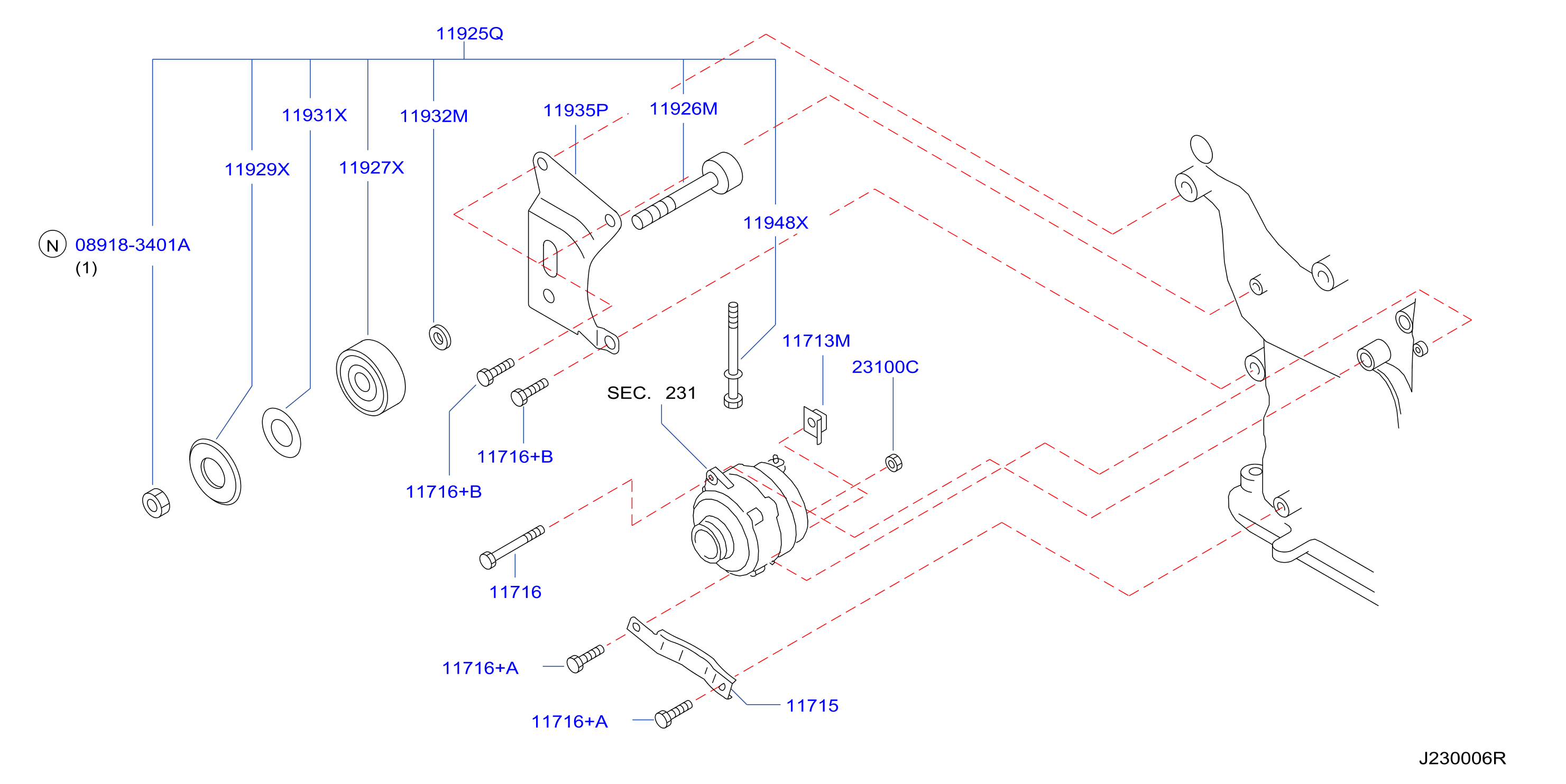 Alternator Fitting