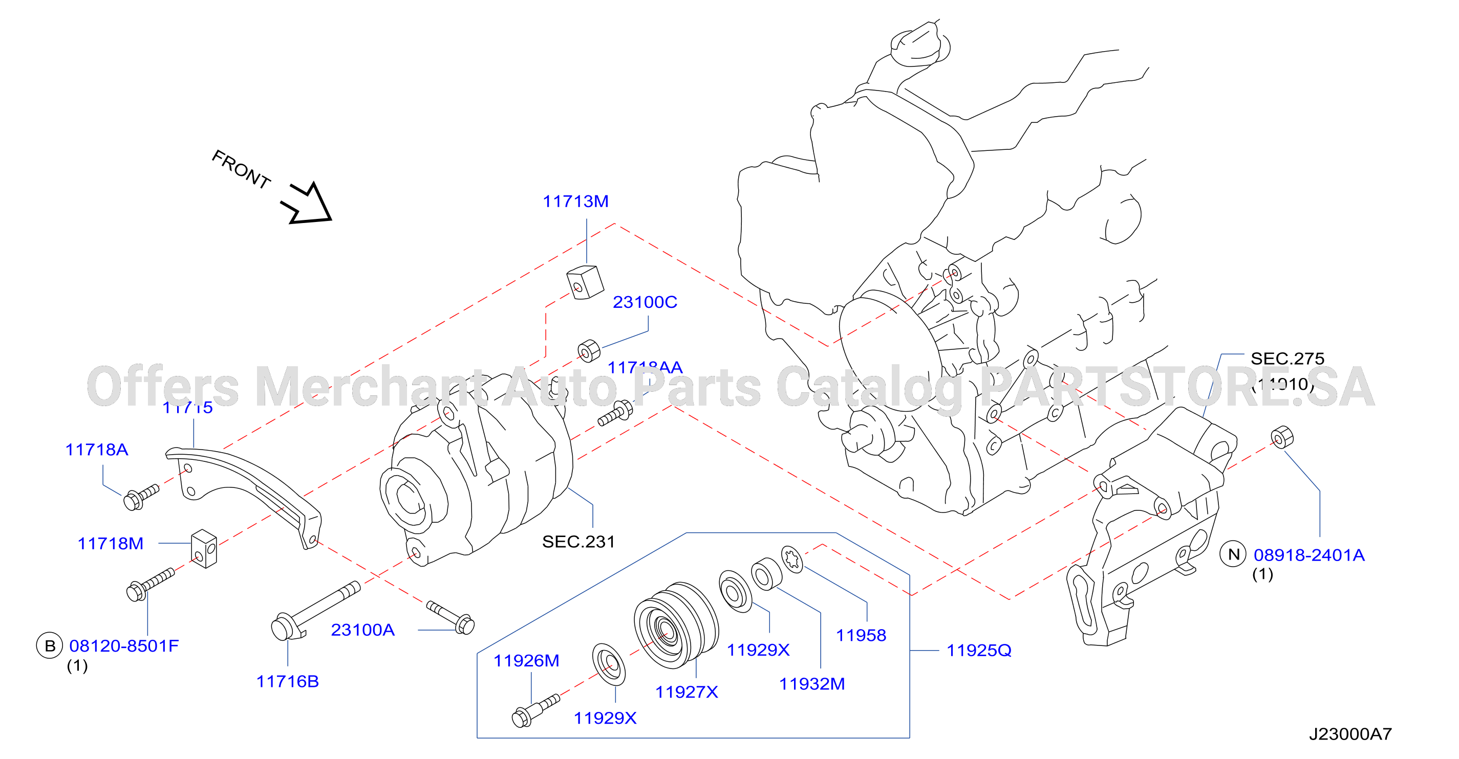 Alternator Fitting