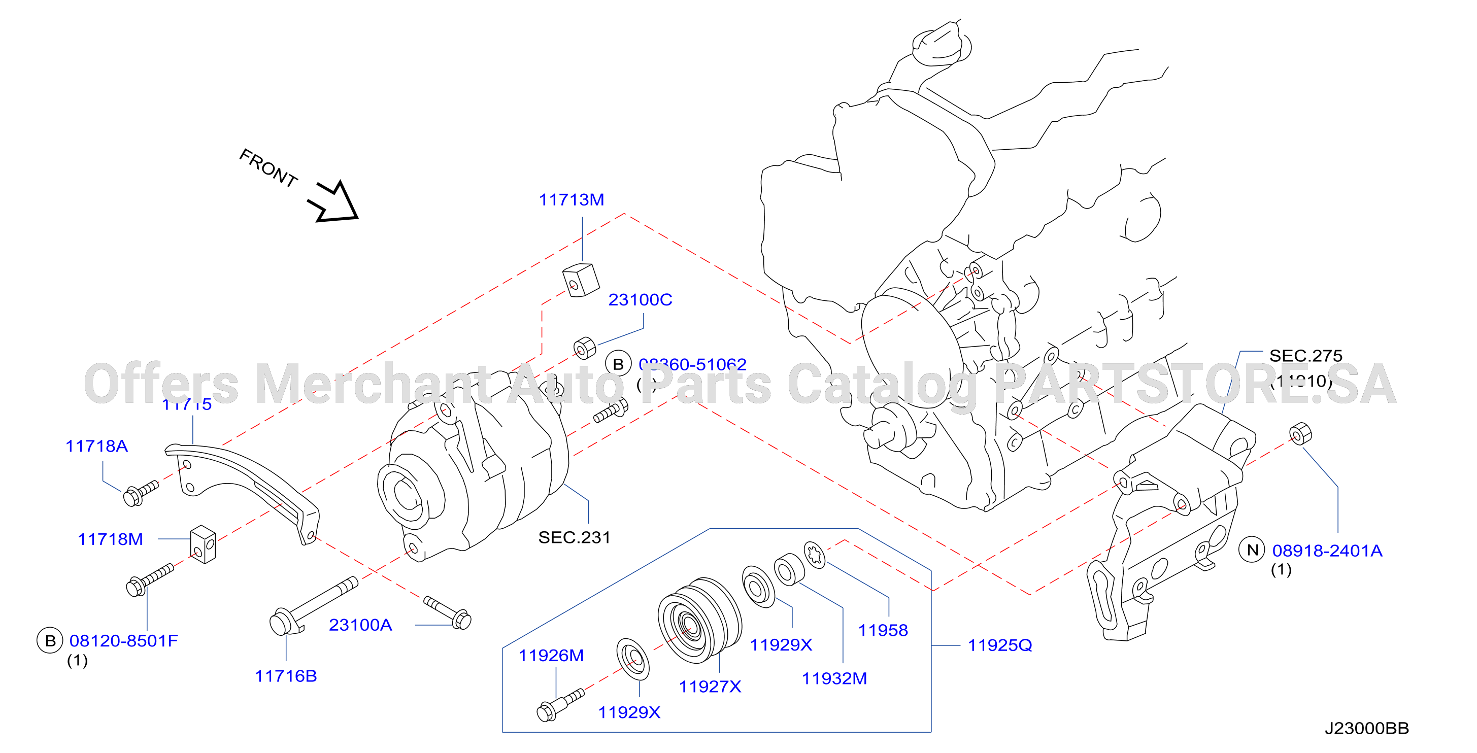 Alternator Fitting