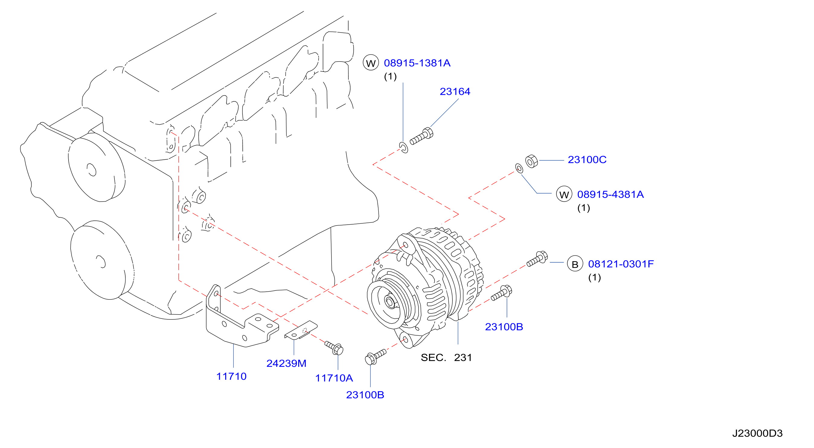 Alternator Fitting