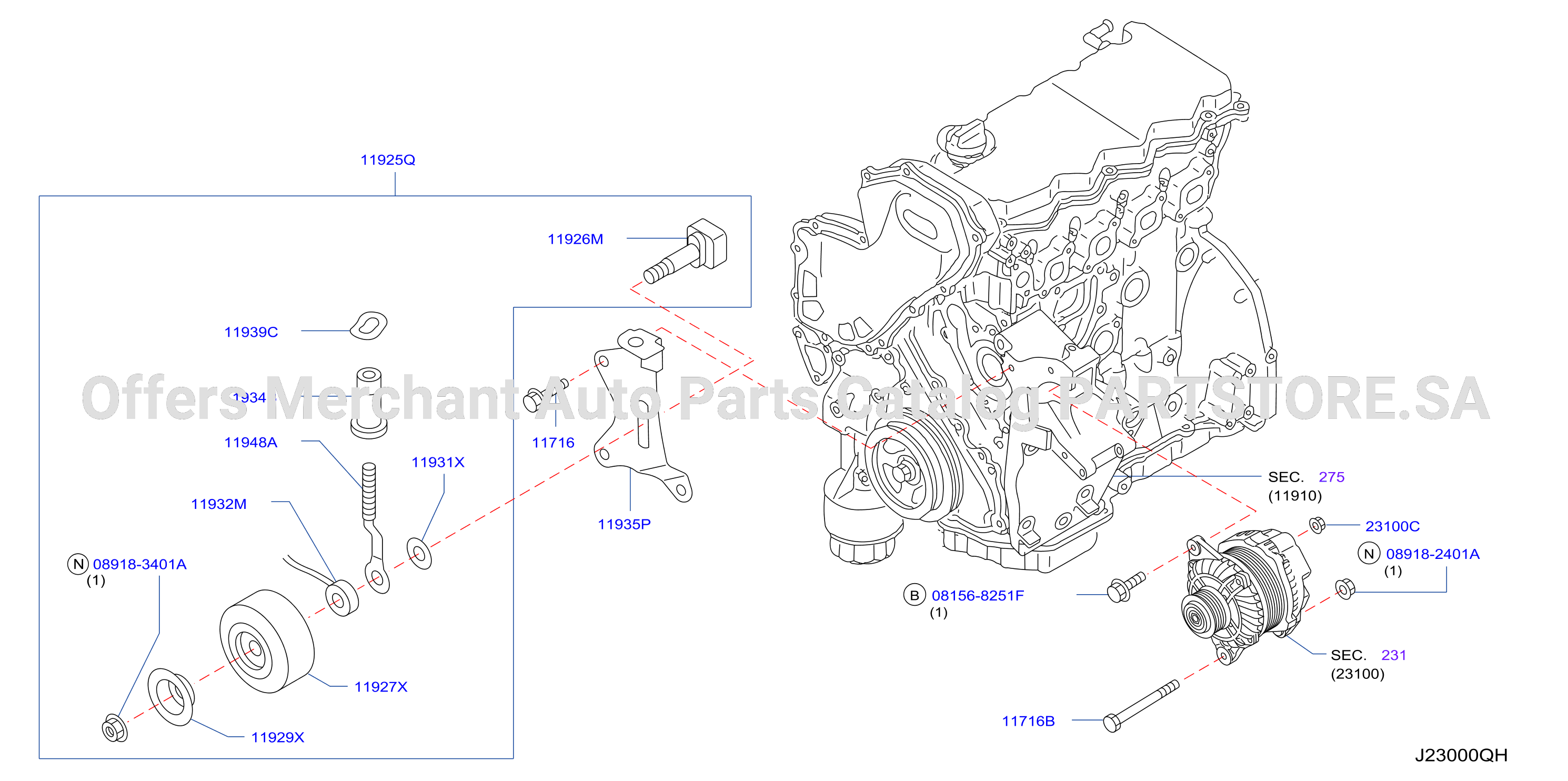Alternator Fitting