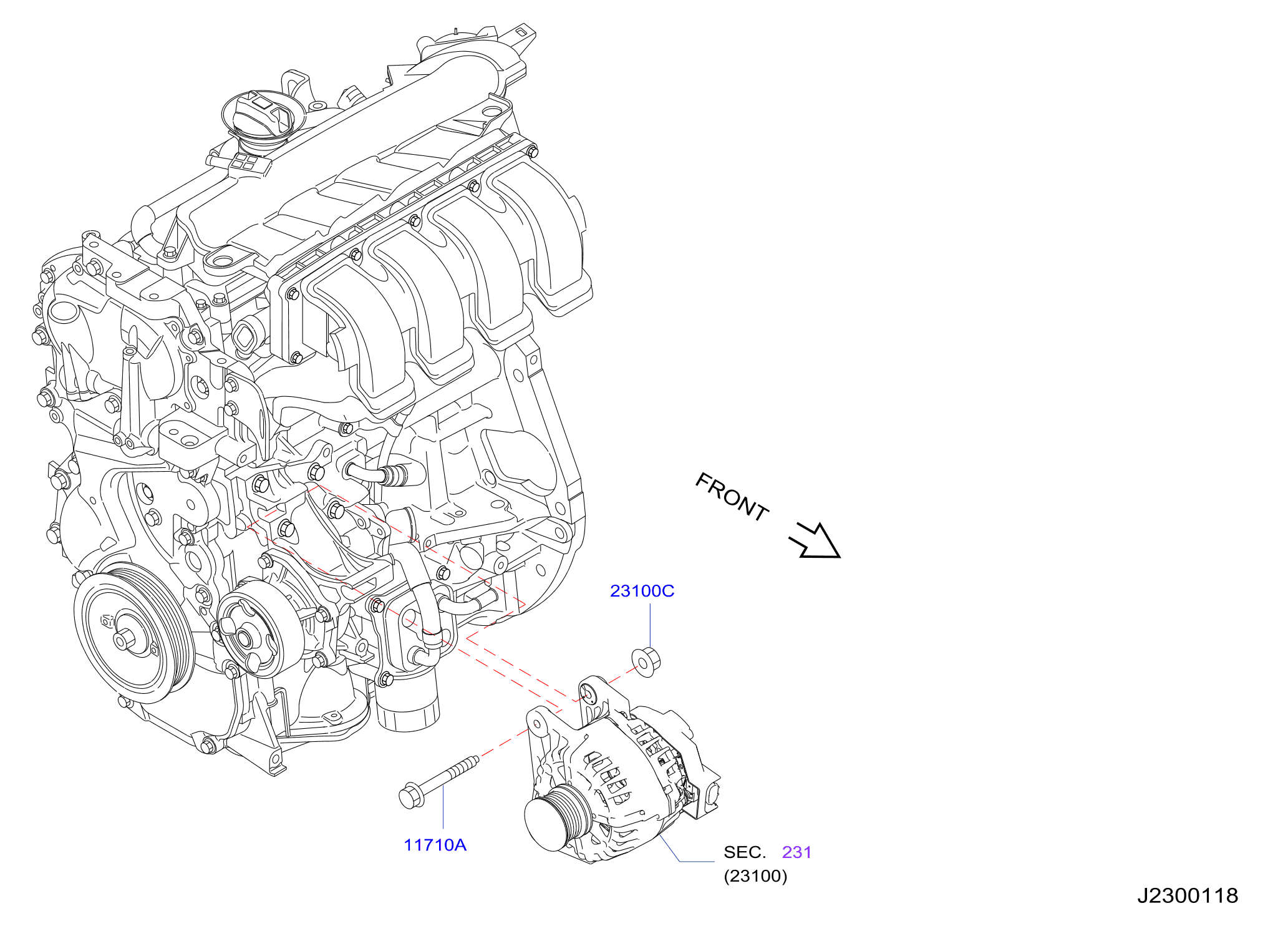 Alternator Fitting