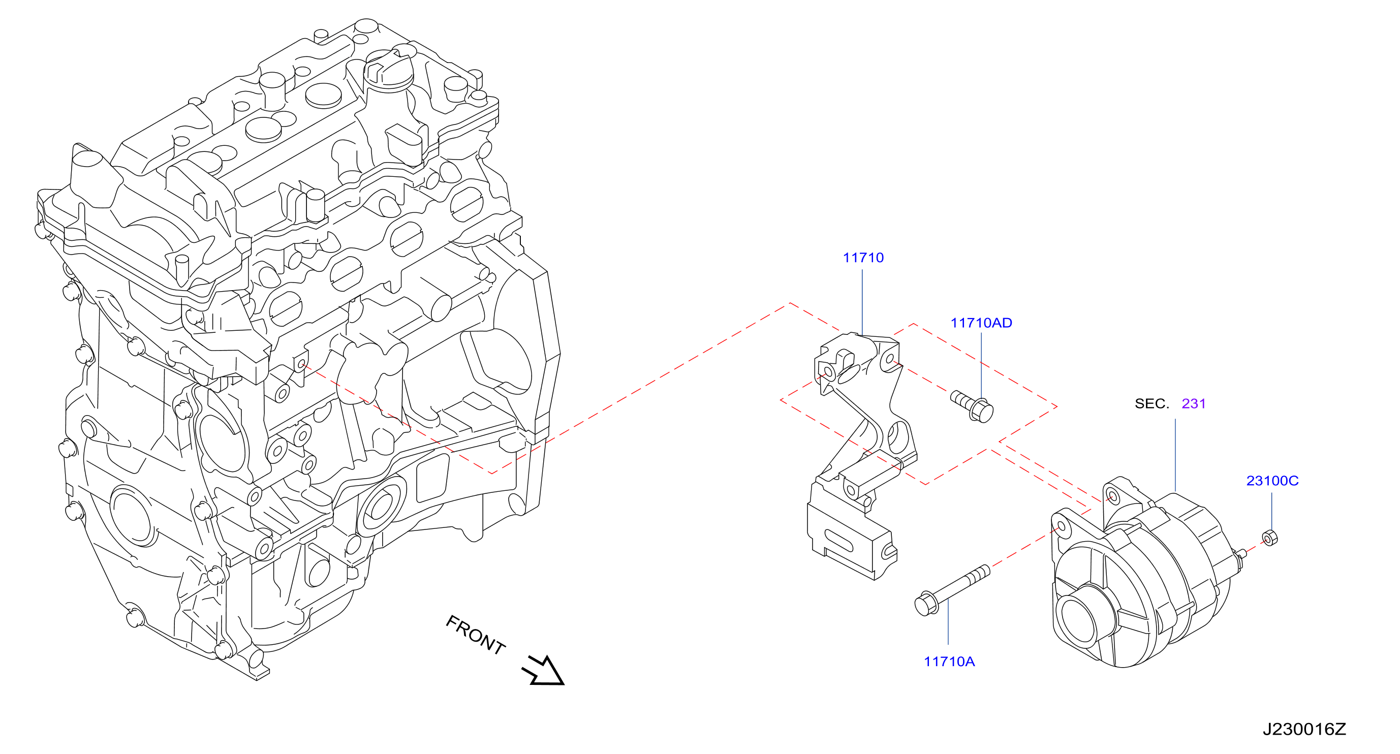 Alternator Fitting