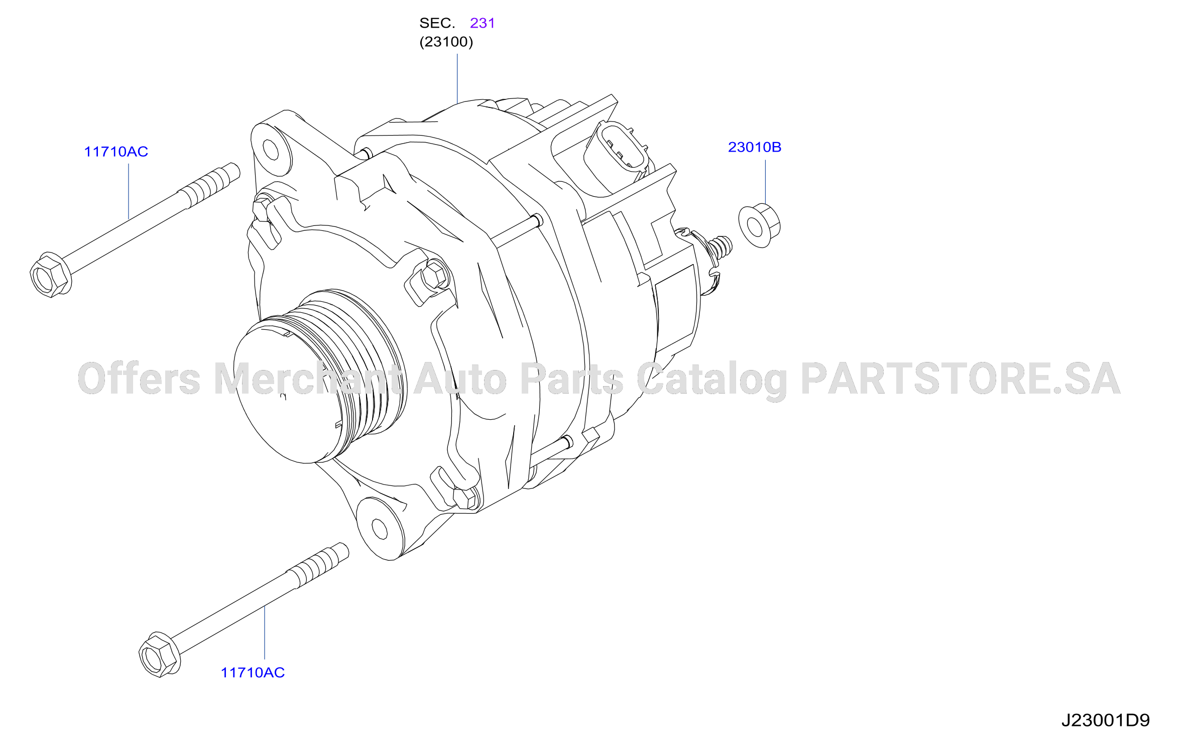 Alternator Fitting Alternator Fitting Parts