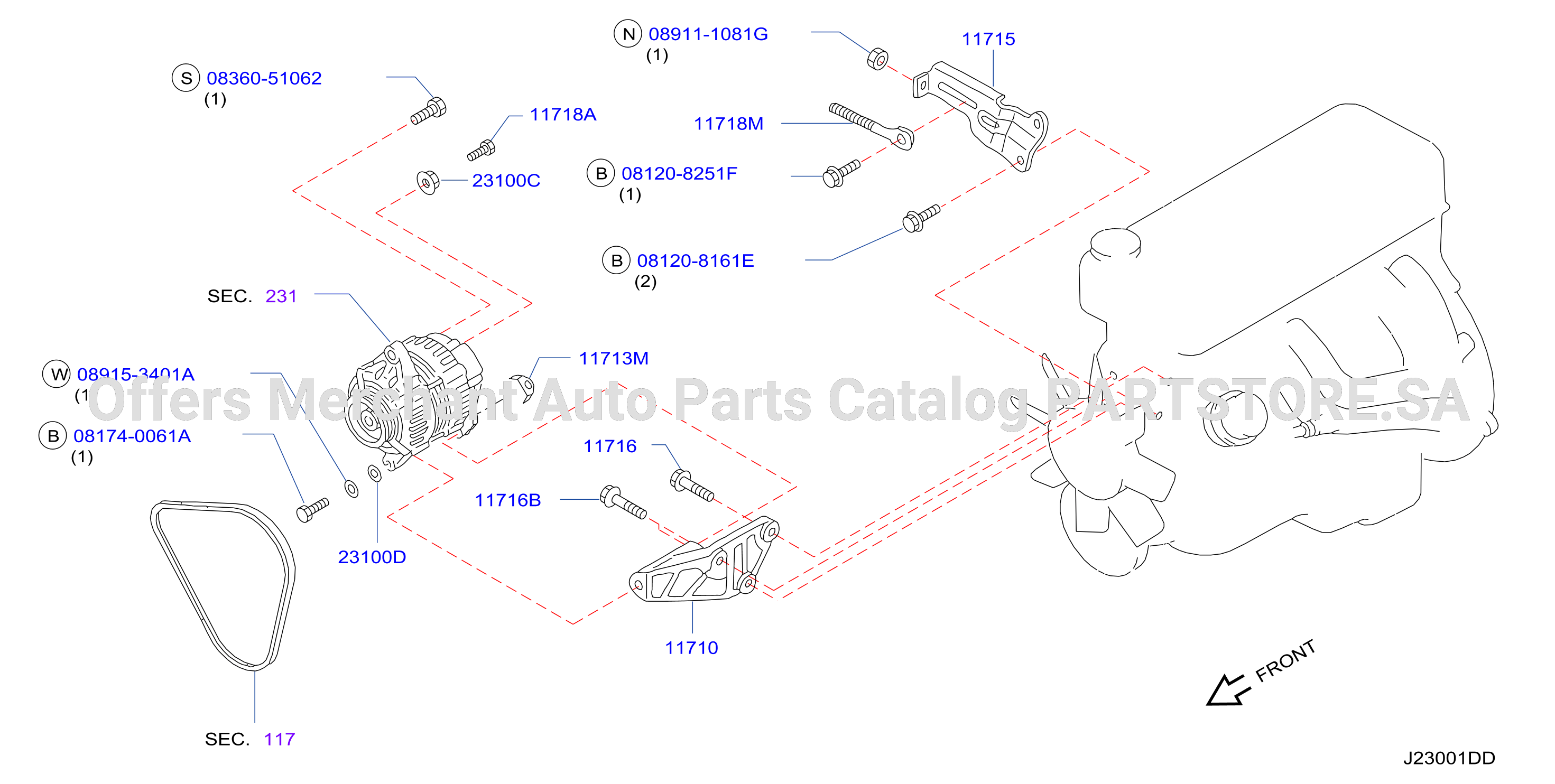 Alternator Fitting
