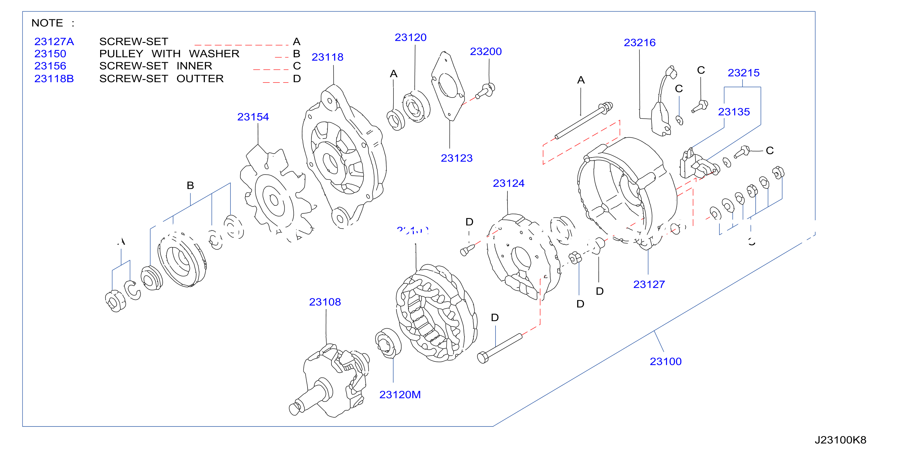 Alternator W / O Air Con