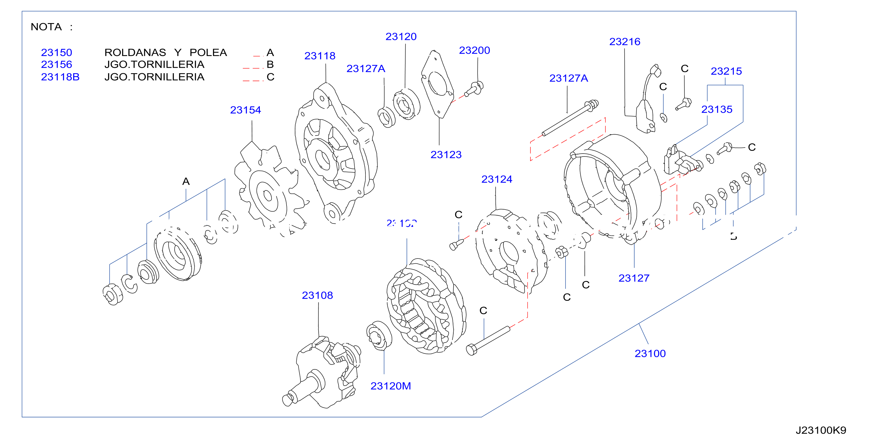 Alternator C Air Con
