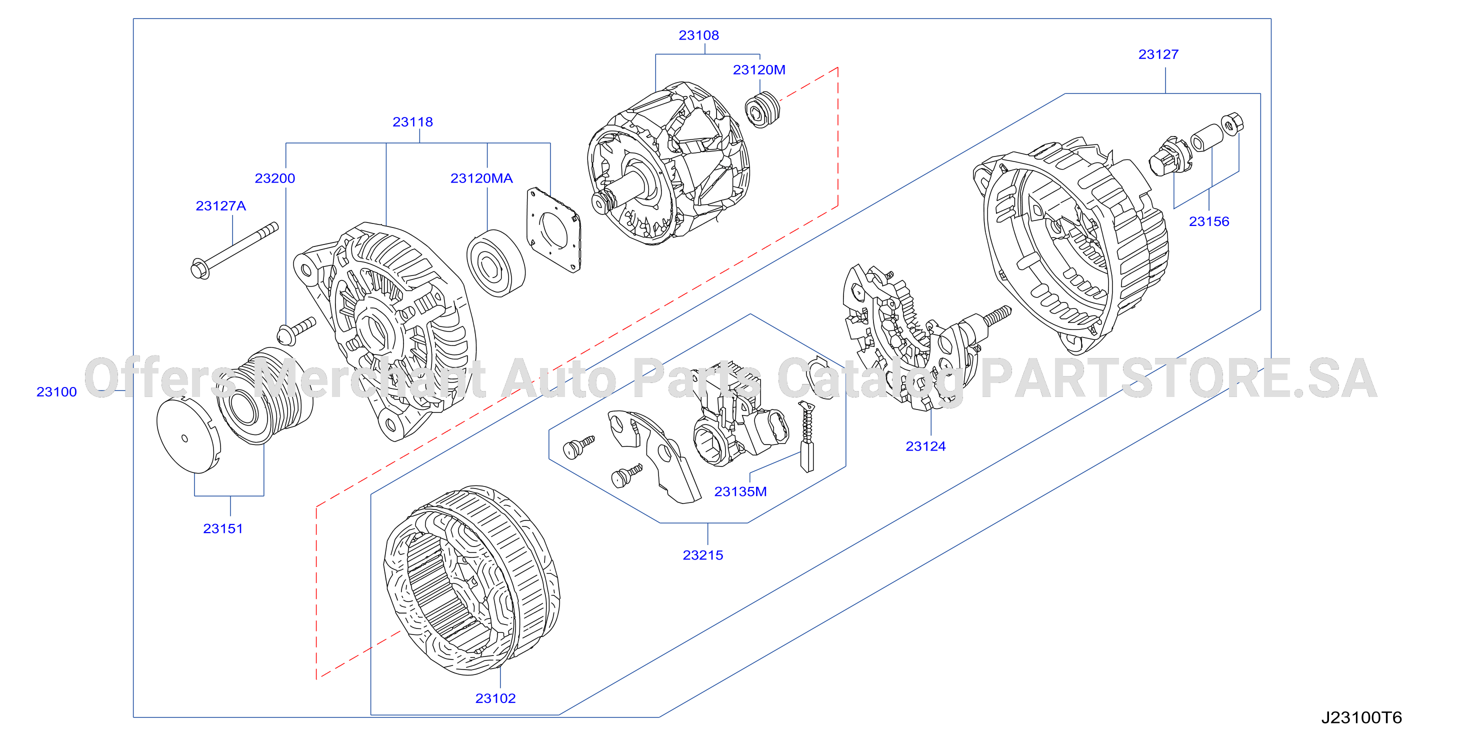 Alternator Component Parts