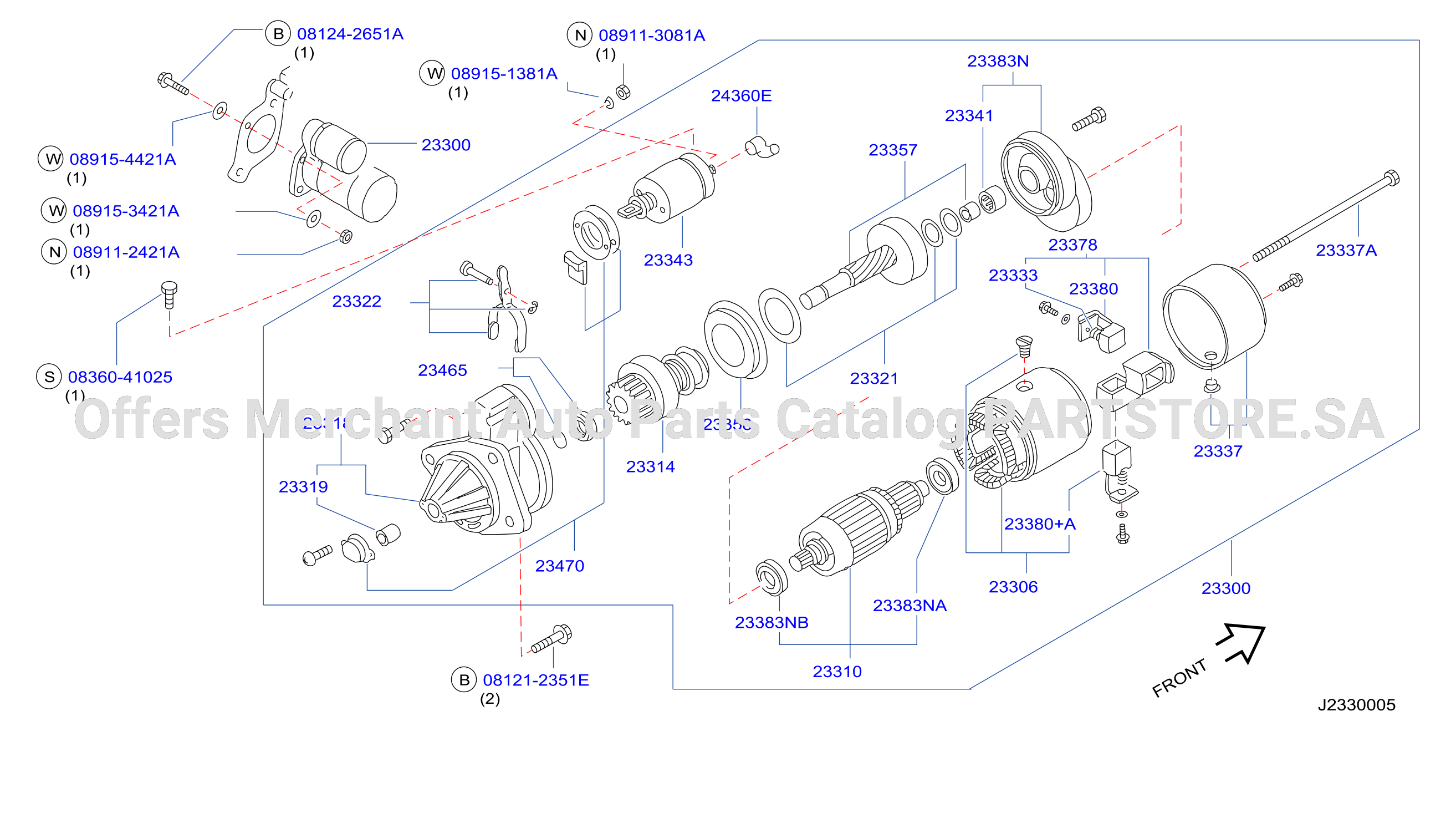 Starter Motor Hitachi