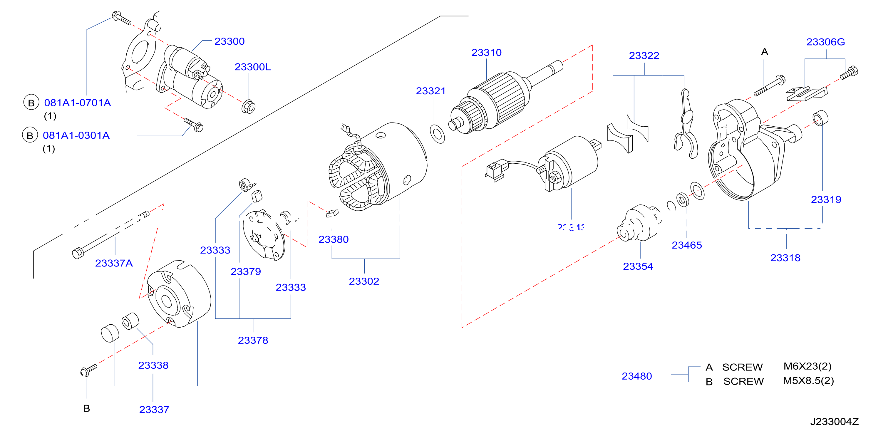 Starter Motor Mitsubishi