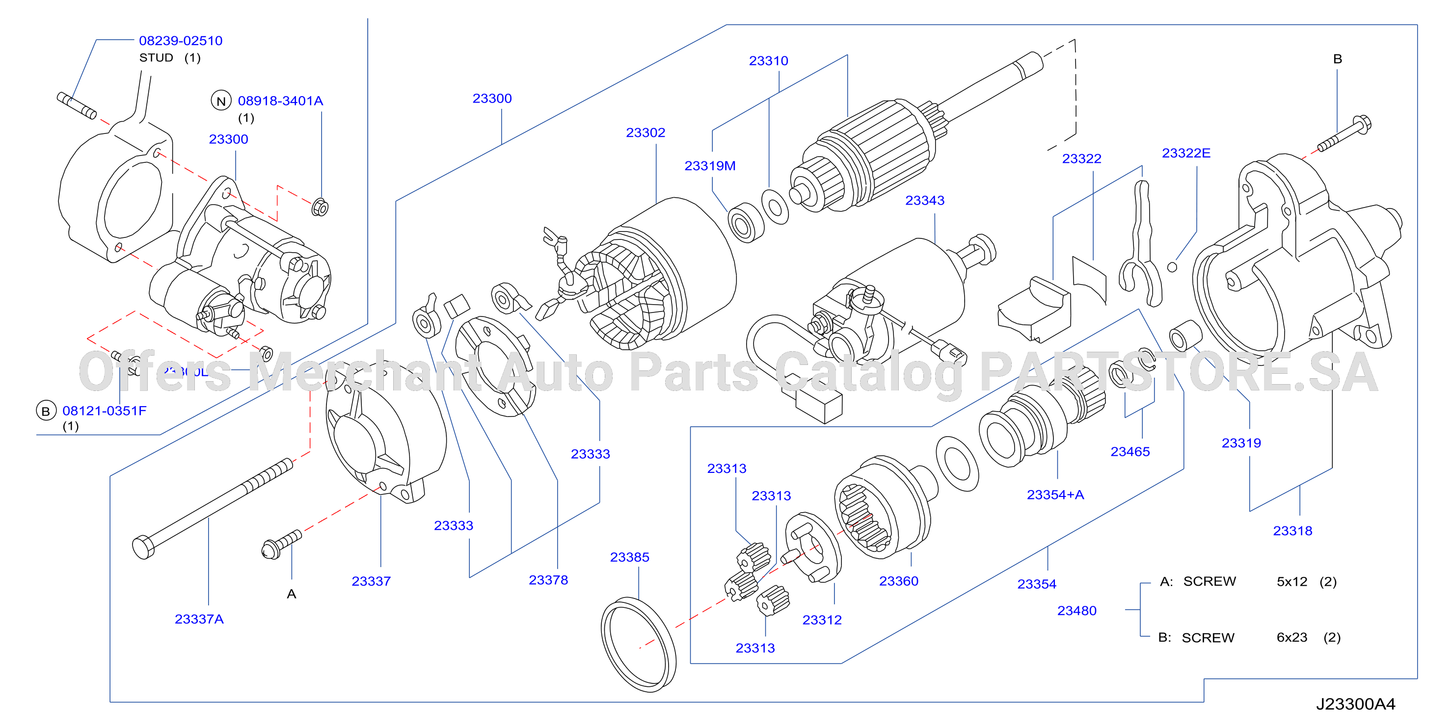 Starter Motor Mitsubishi