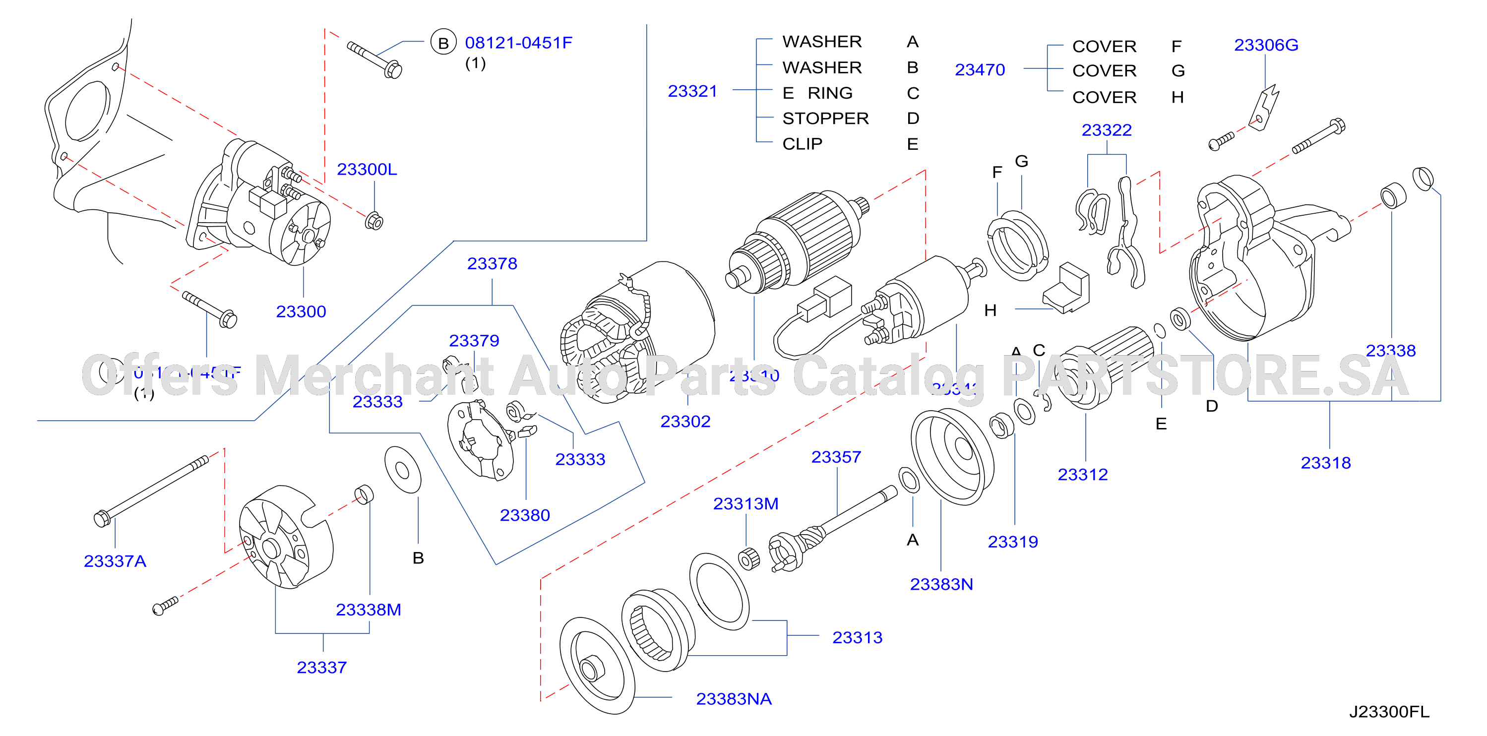 Starter Motor Hitachi