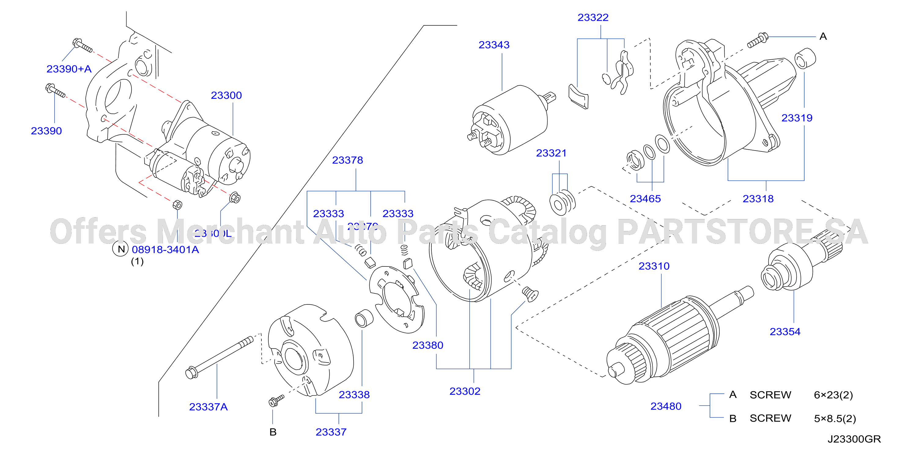 Starter Motor Mitsubishi