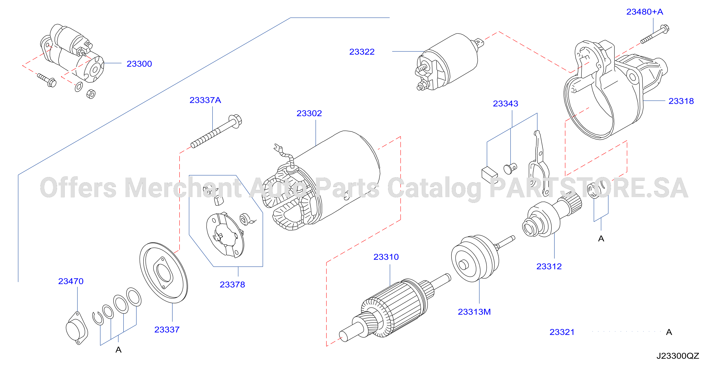 Starter Motor Ga16Dne