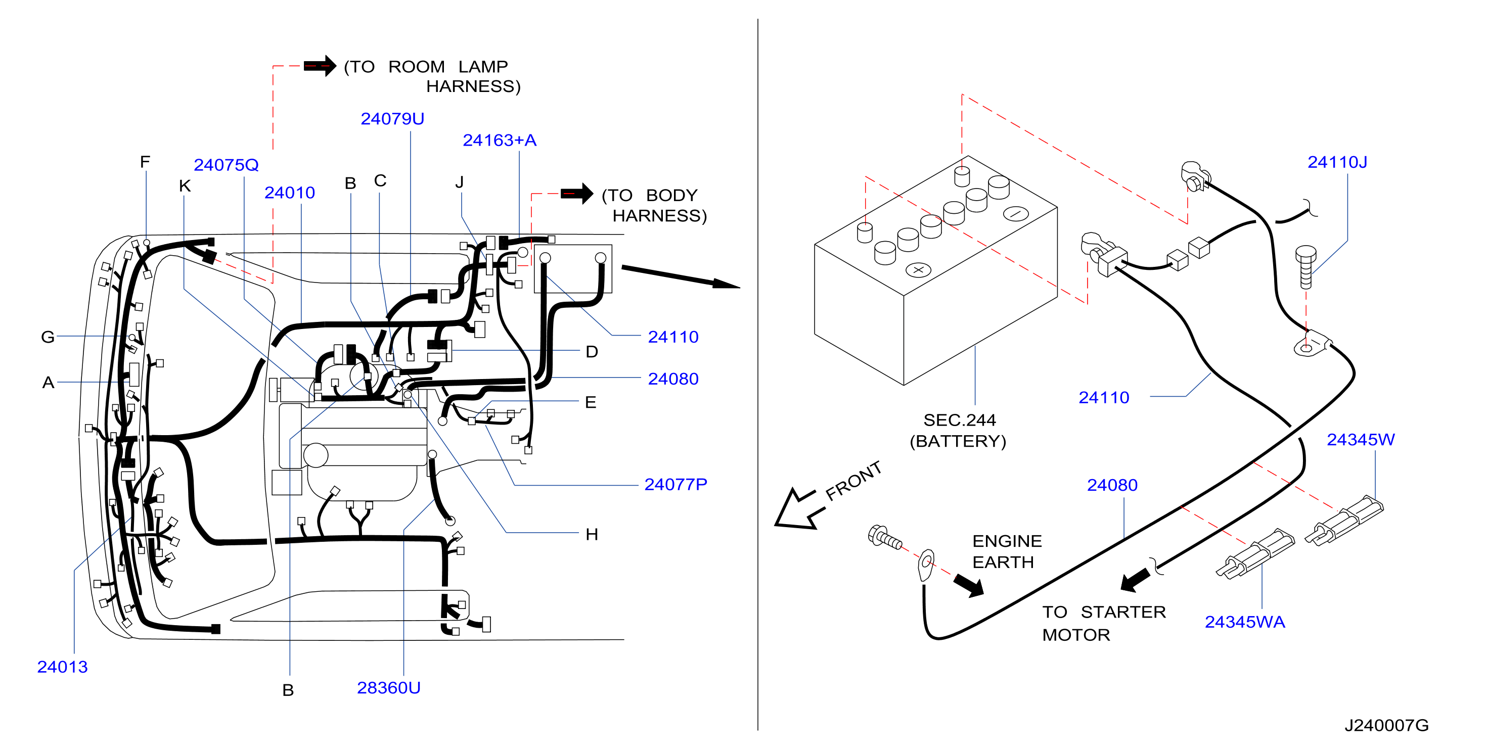 Wiring Engine Room