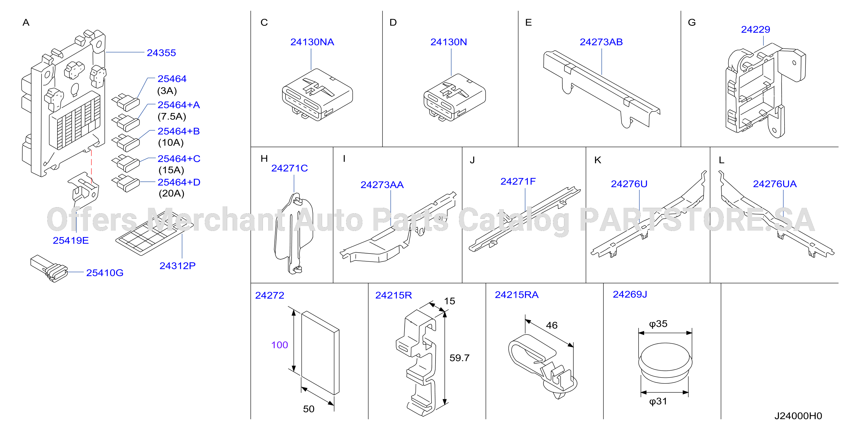 Wiring Body Fitting Parts