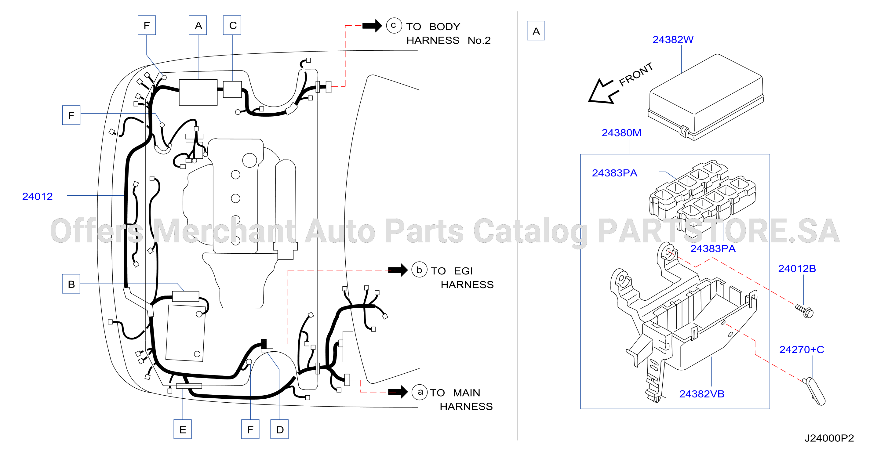 Wiring Engine Room Harness 1