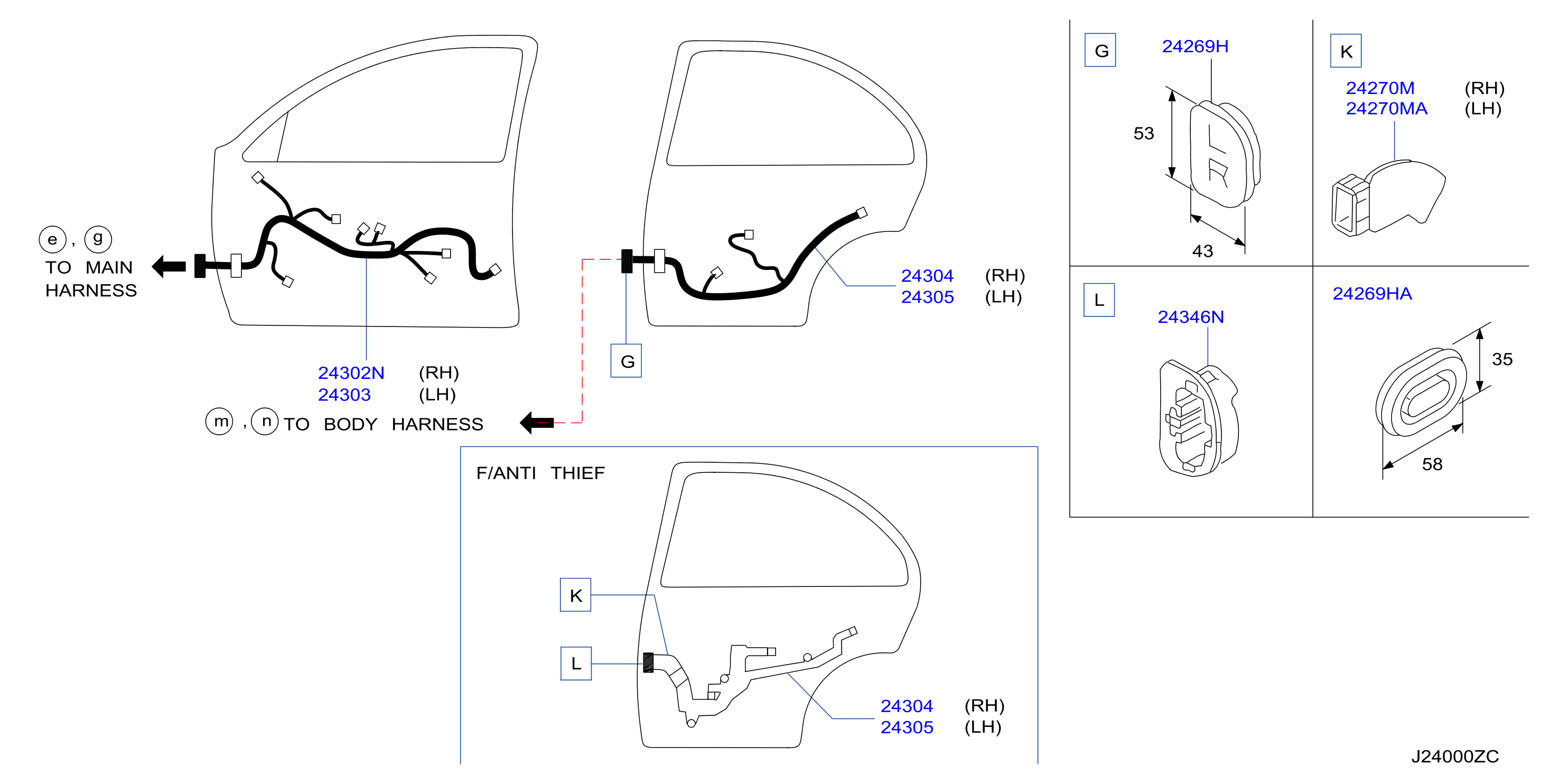 Wiring Door Harness