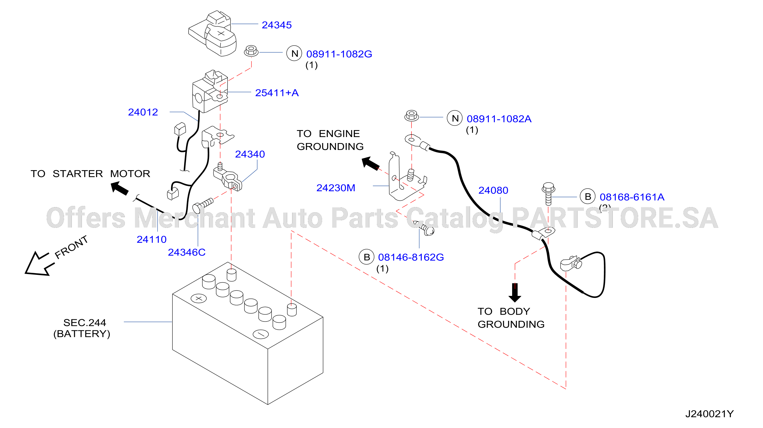 Wiring Around The Battery