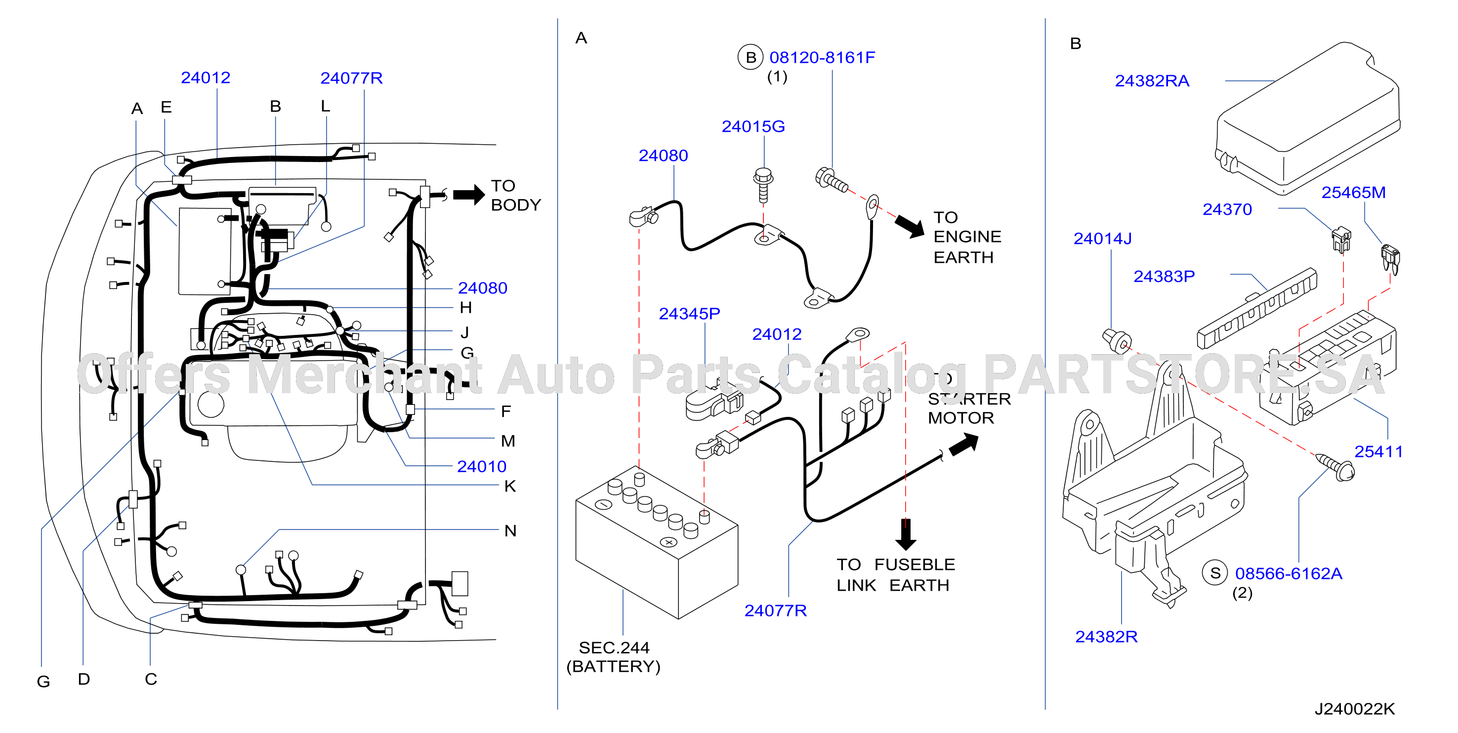 Wiring Engine Room