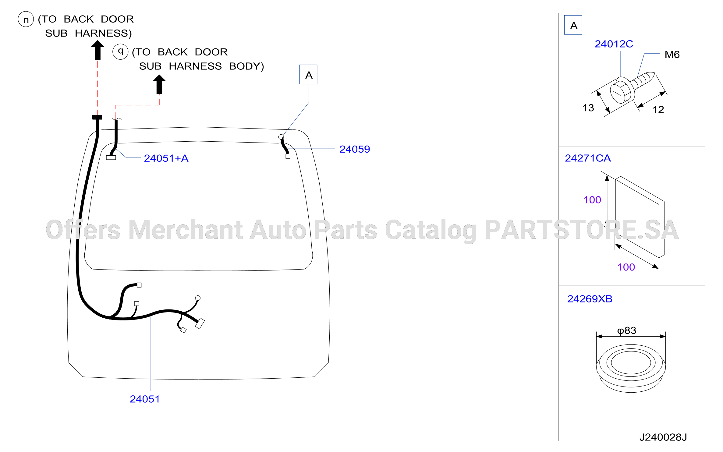 Wiring Back Door Harness