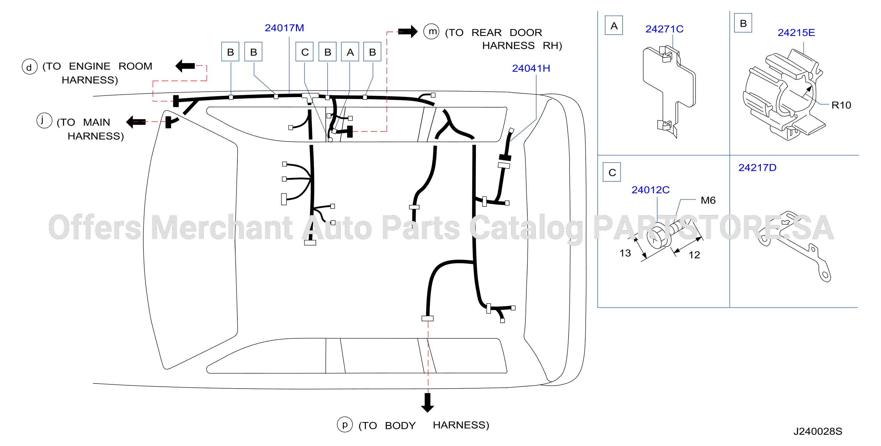 Wiring Body No 2 Harness